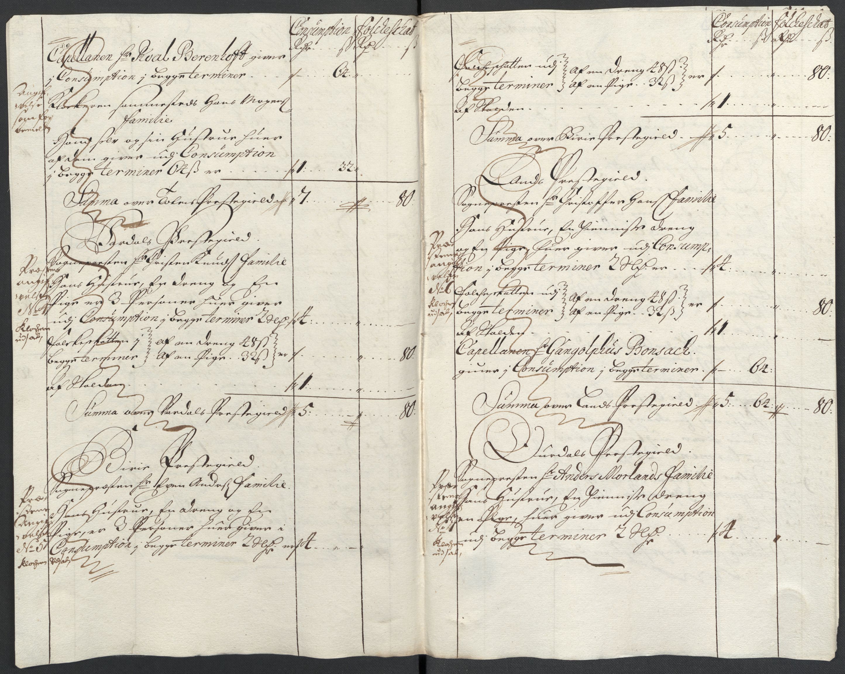 Rentekammeret inntil 1814, Reviderte regnskaper, Fogderegnskap, AV/RA-EA-4092/R18/L1297: Fogderegnskap Hadeland, Toten og Valdres, 1699, p. 328