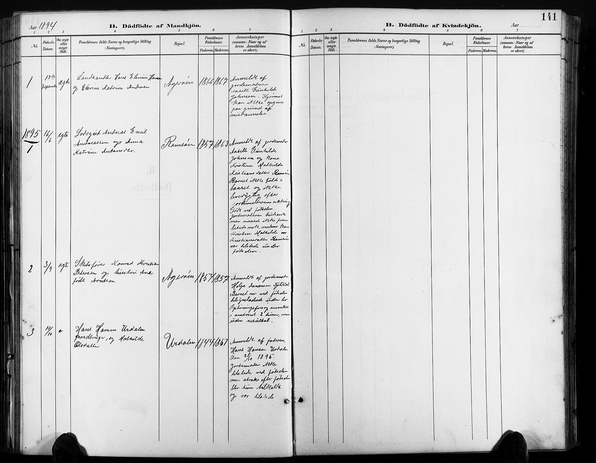 Høvåg sokneprestkontor, AV/SAK-1111-0025/F/Fb/L0005: Parish register (copy) no. B 5, 1898-1929, p. 141