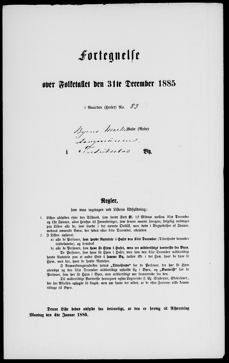 RA, 1885 census for 0103 Fredrikstad, 1885, p. 2212