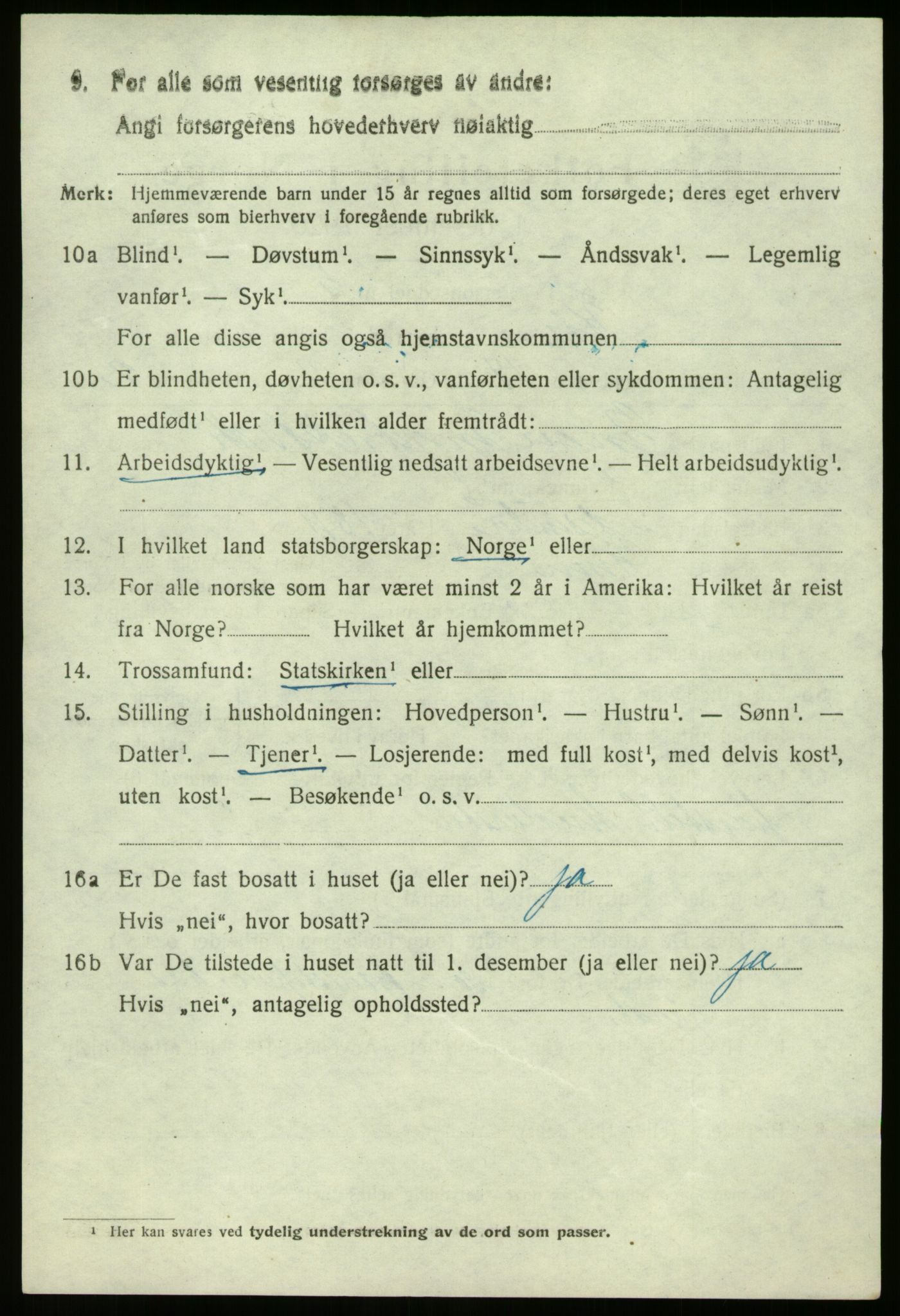 SAB, 1920 census for Kinn, 1920, p. 11738