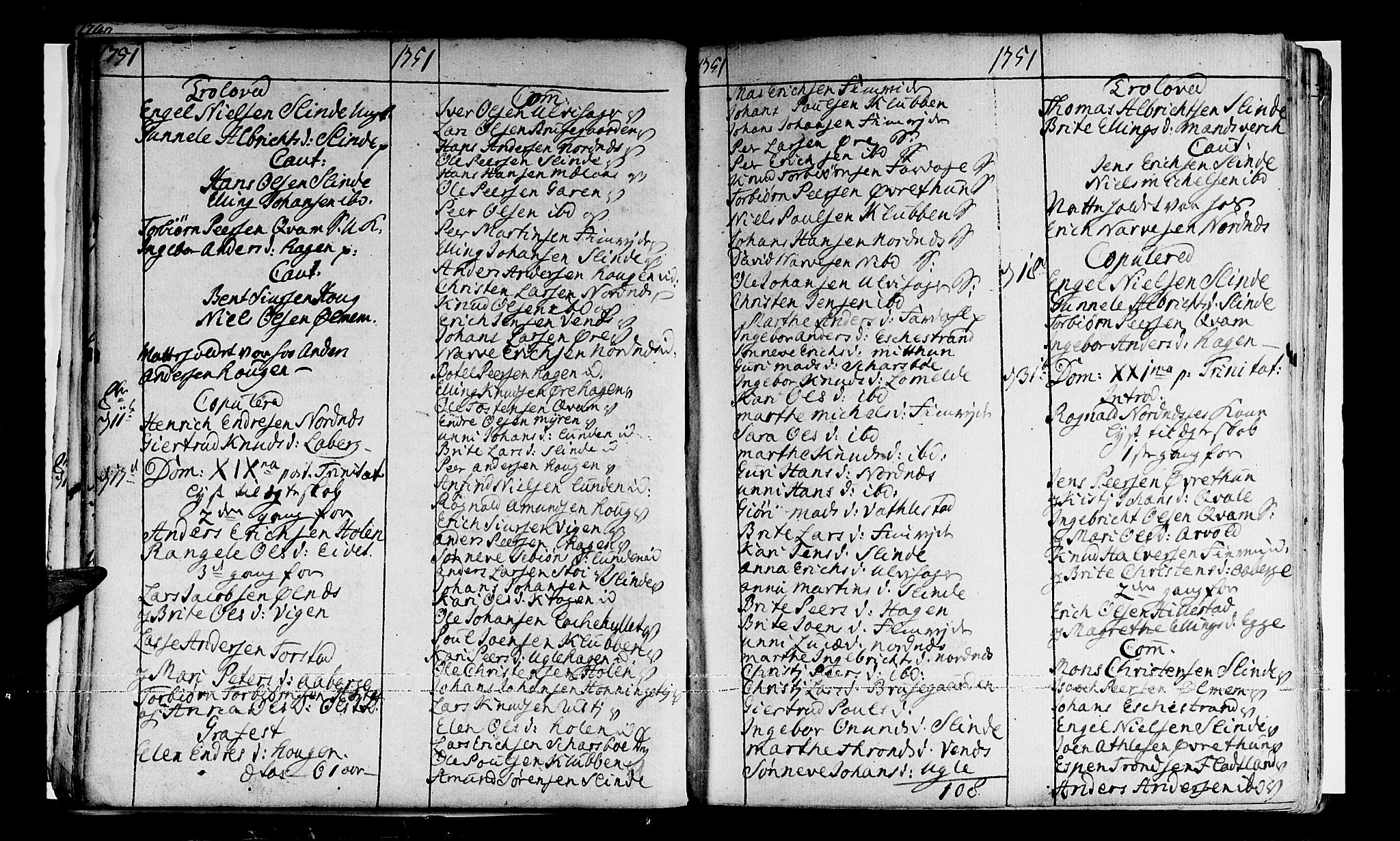 Sogndal sokneprestembete, AV/SAB-A-81301/H/Haa/Haaa/L0004: Parish register (official) no. A 4, 1747-1782, p. 21