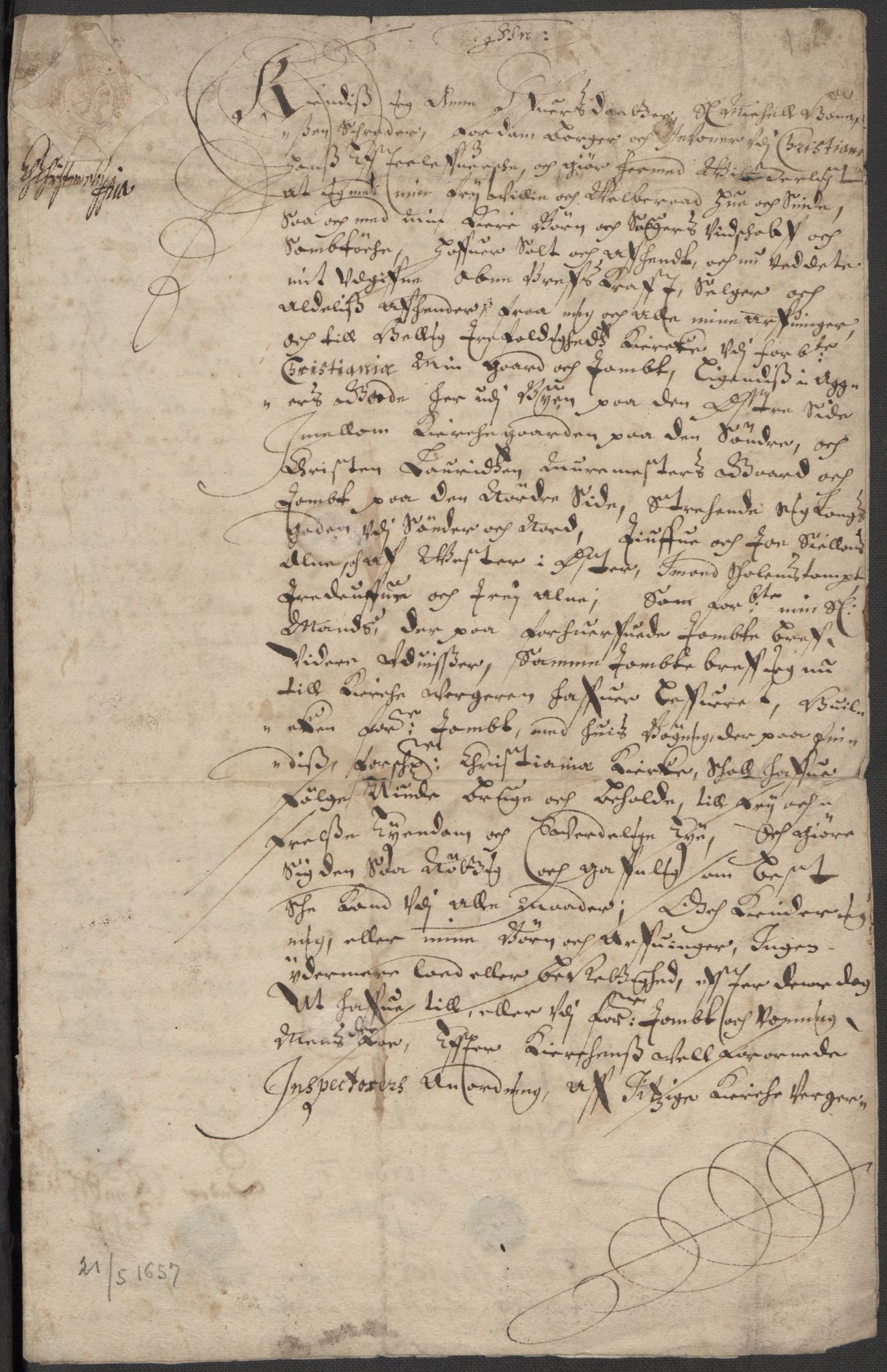 Riksarkivets diplomsamling, RA/EA-5965/F15/L0010: Prestearkiv - Akershus og Hedmark, 1577-1821, p. 27