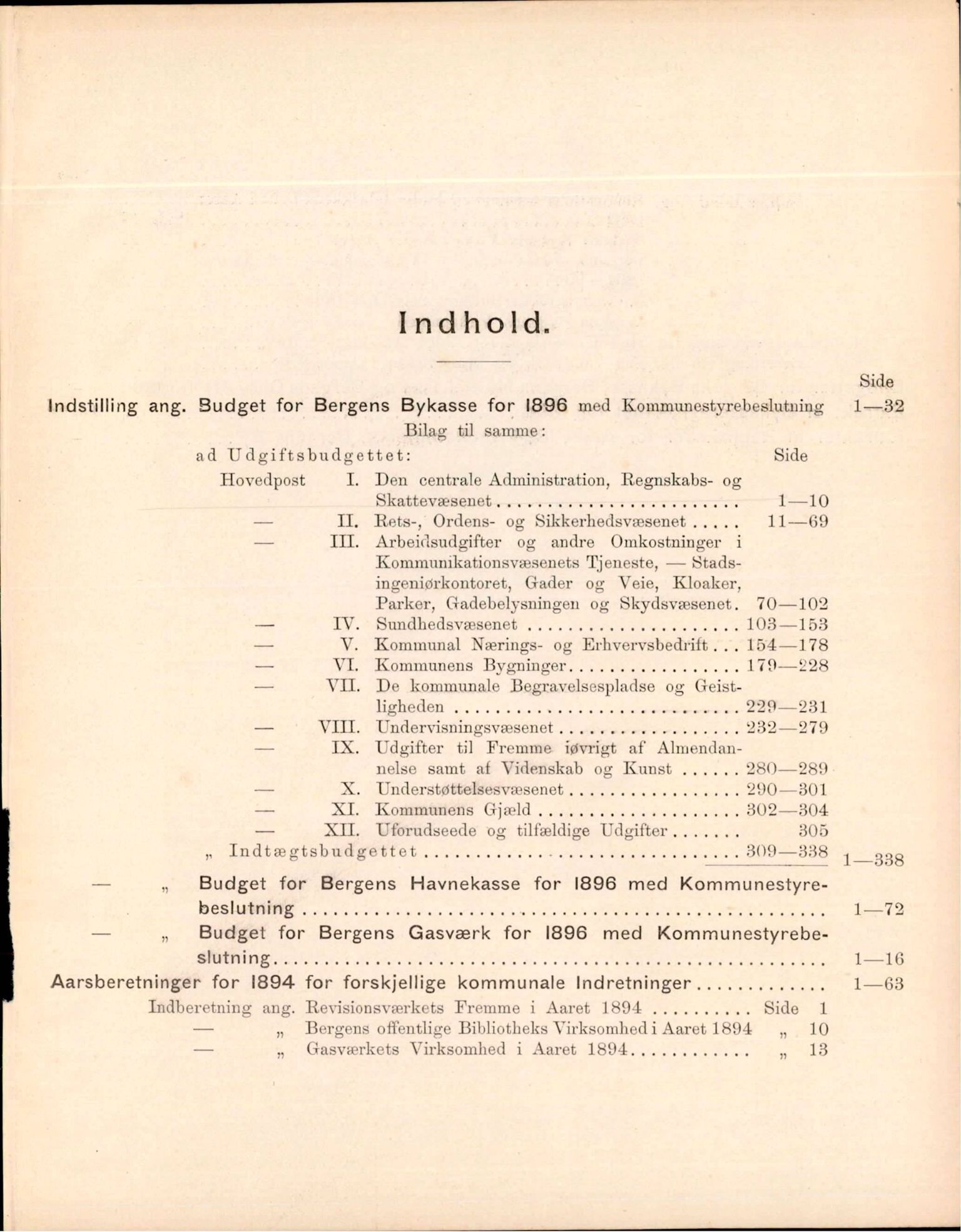 Bergen kommune. Formannskapet, BBA/A-0003/Ad/L0052: Bergens Kommuneforhandlinger, bind II, 1895