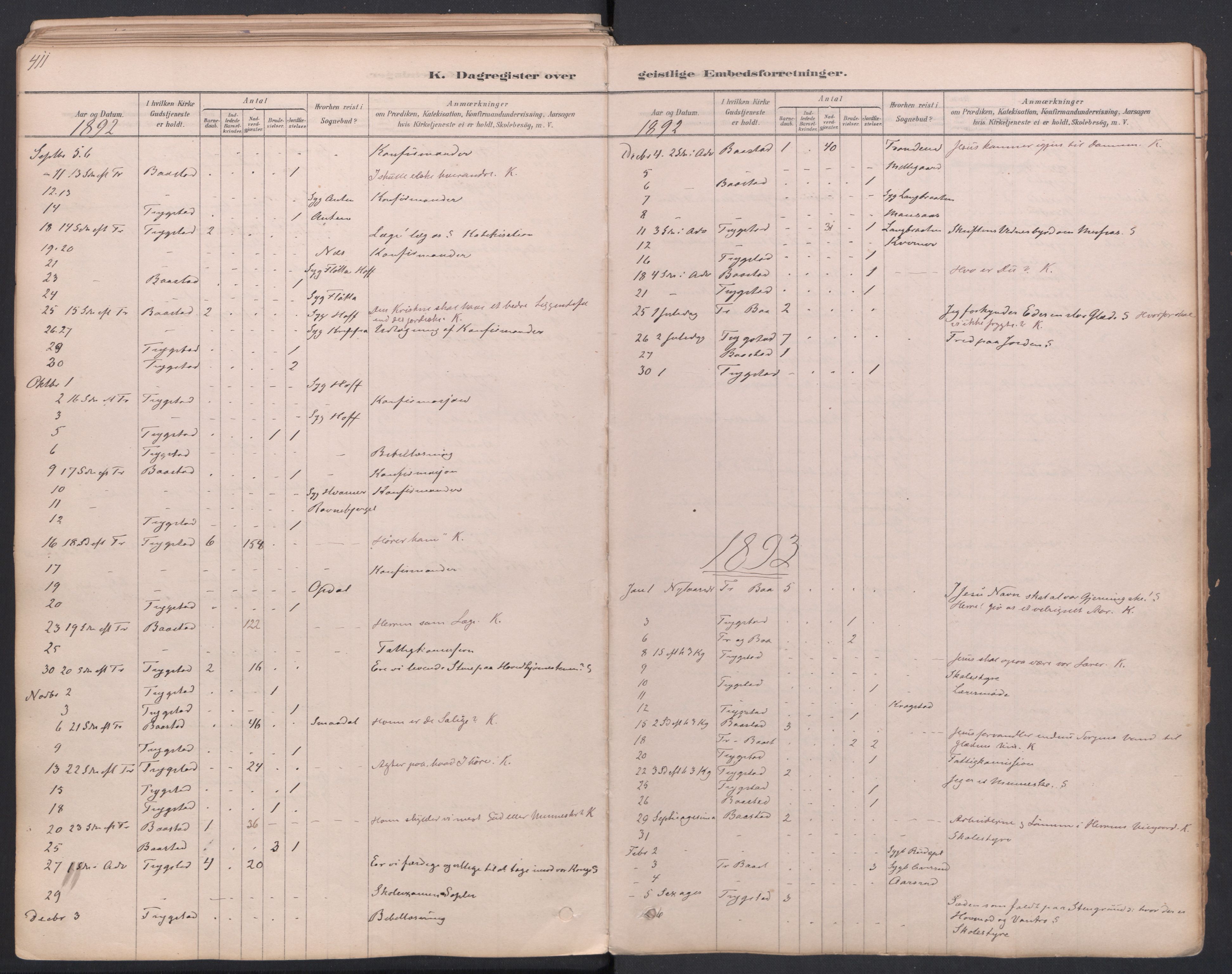 Trøgstad prestekontor Kirkebøker, AV/SAO-A-10925/F/Fa/L0010: Parish register (official) no. I 10, 1878-1898, p. 411