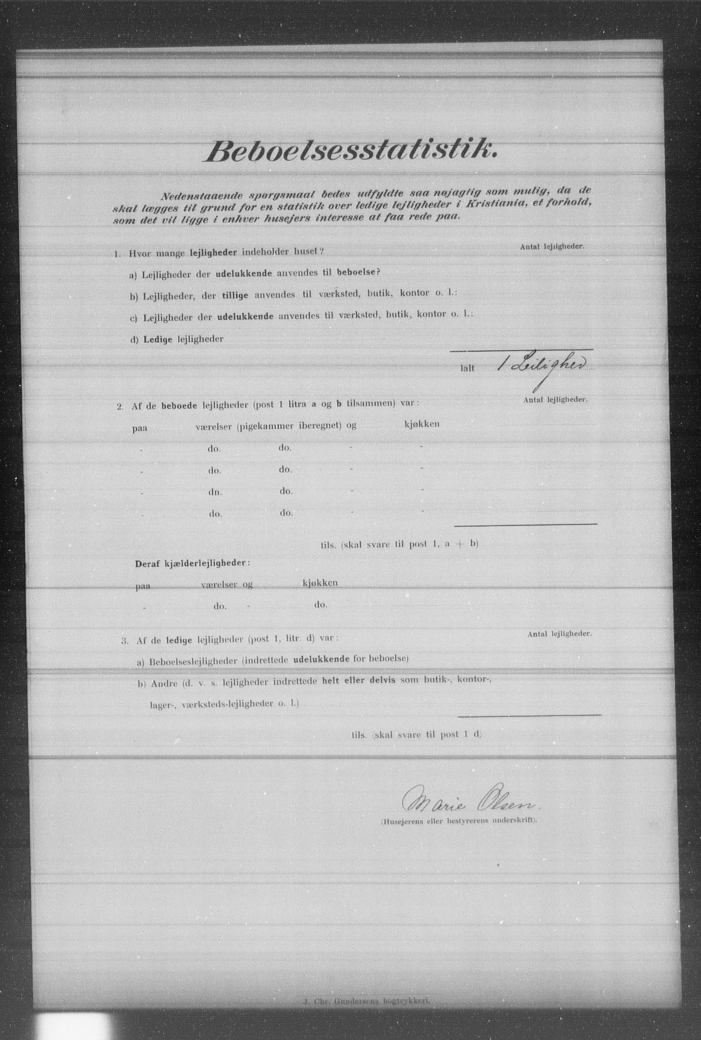 OBA, Municipal Census 1902 for Kristiania, 1902, p. 2553