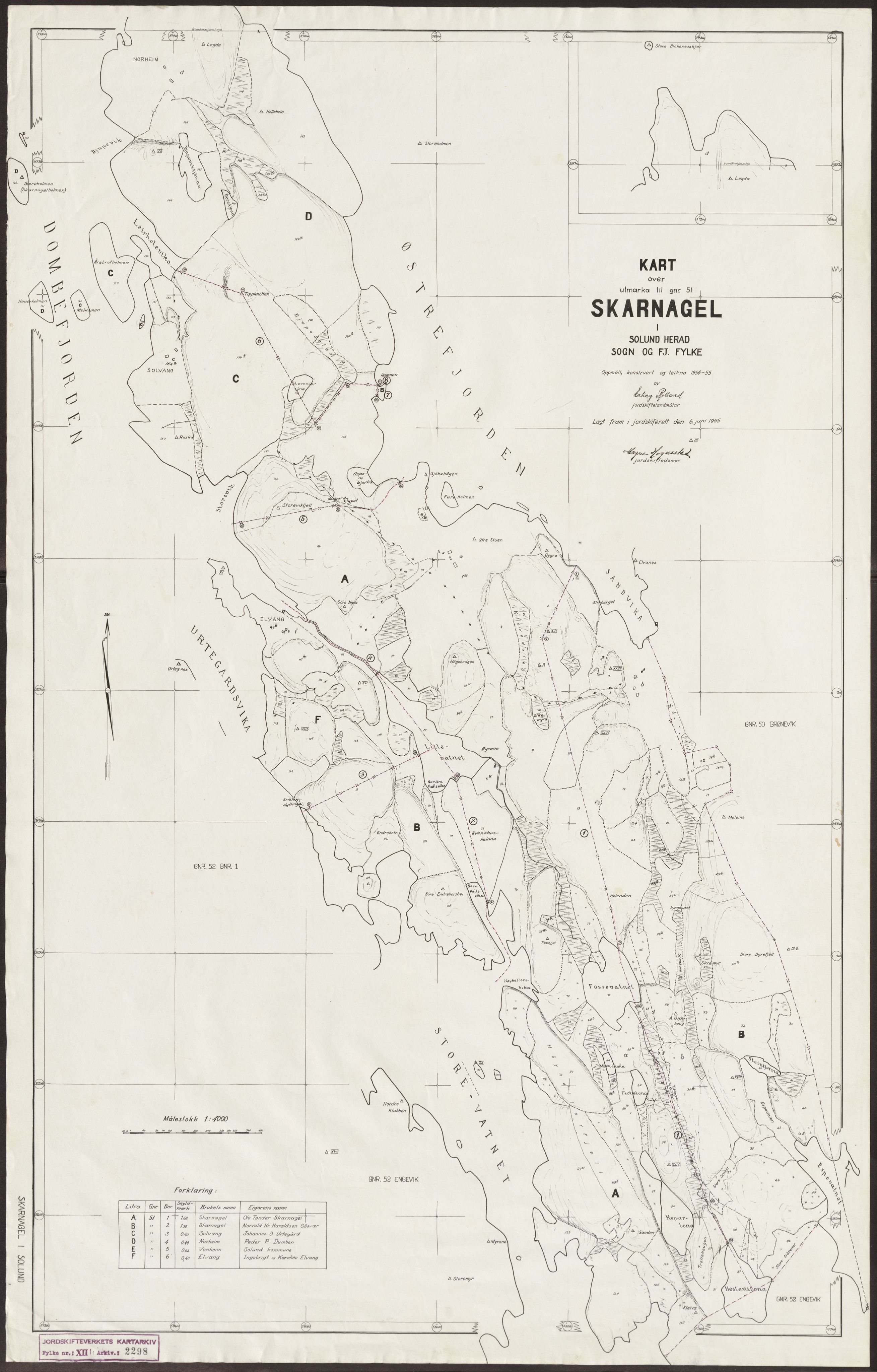 Jordskifteverkets kartarkiv, RA/S-3929/T, 1859-1988, p. 2813