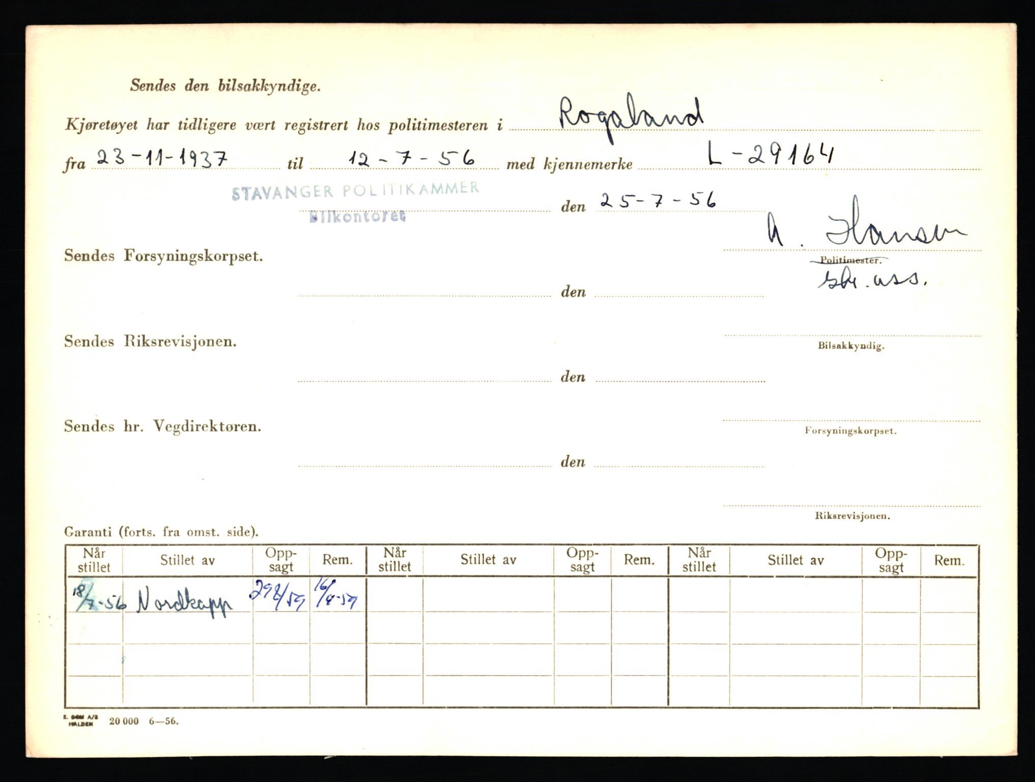 Stavanger trafikkstasjon, AV/SAST-A-101942/0/F/L0012: L-4200 - L-4699, 1930-1971, p. 1536