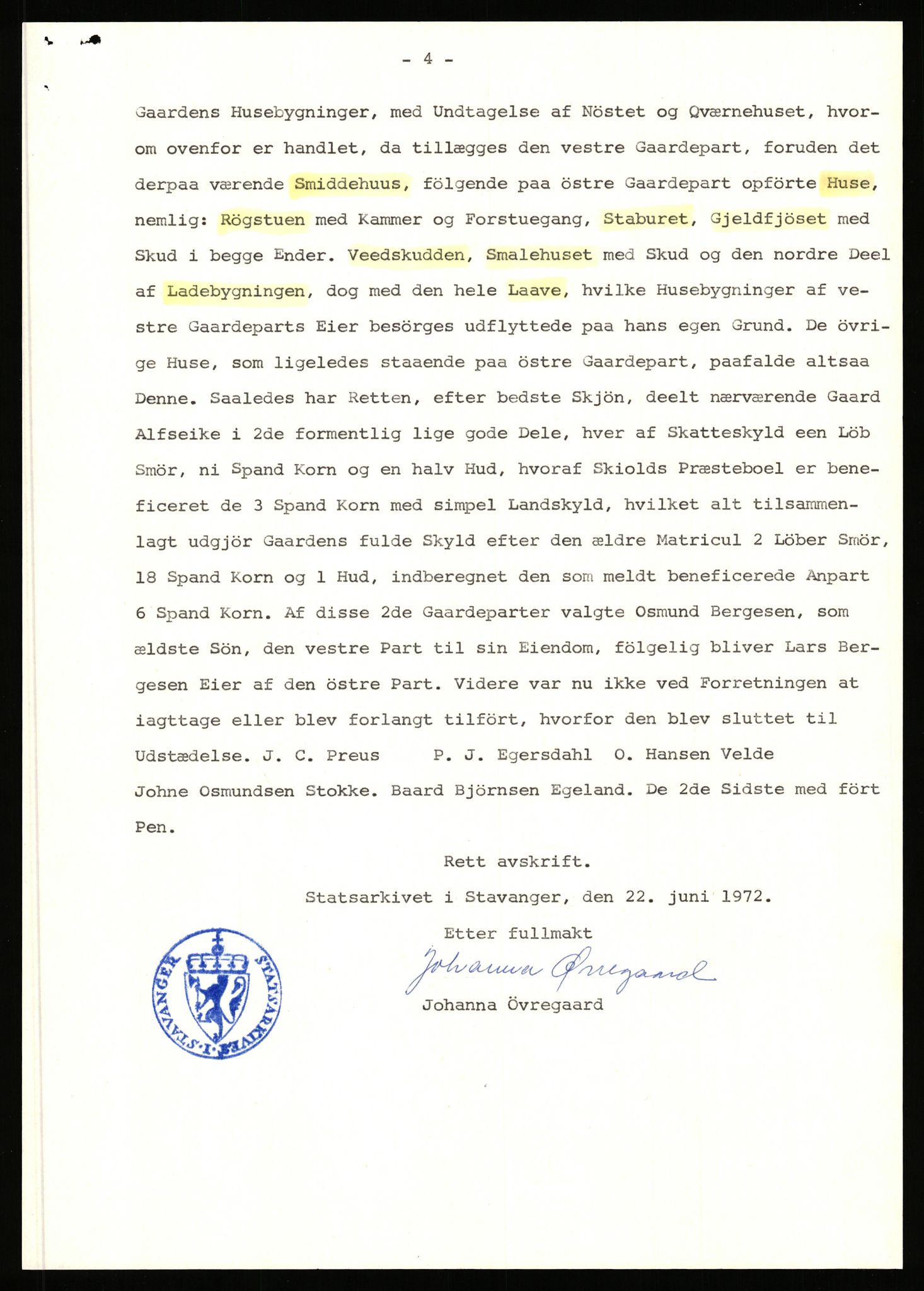 Statsarkivet i Stavanger, AV/SAST-A-101971/03/Y/Yj/L0001: Avskrifter sortert etter gårdsnavn: Abeland - Alvs-Eike, 1750-1930, p. 488