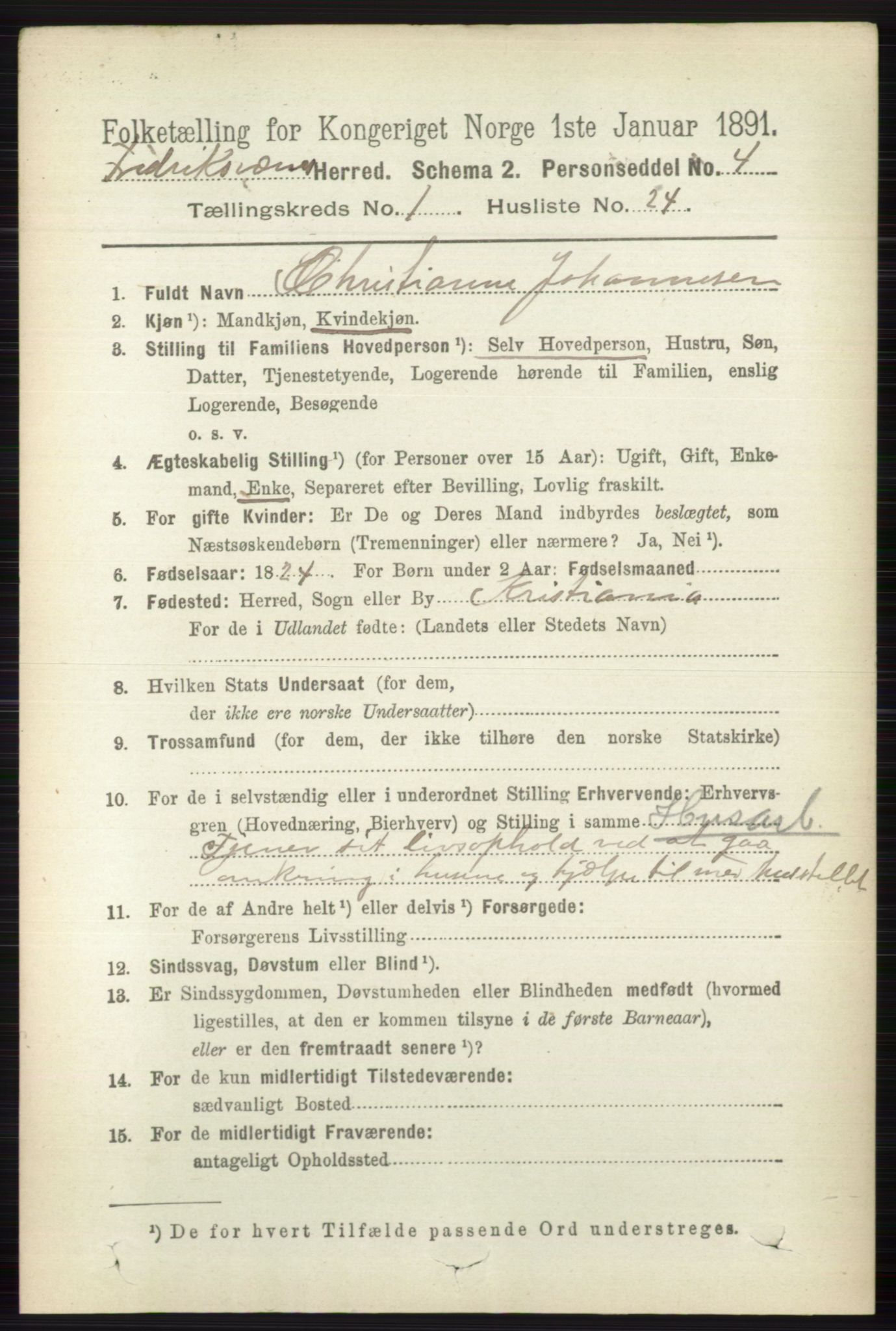 RA, 1891 census for 0798 Fredriksvern, 1891, p. 208