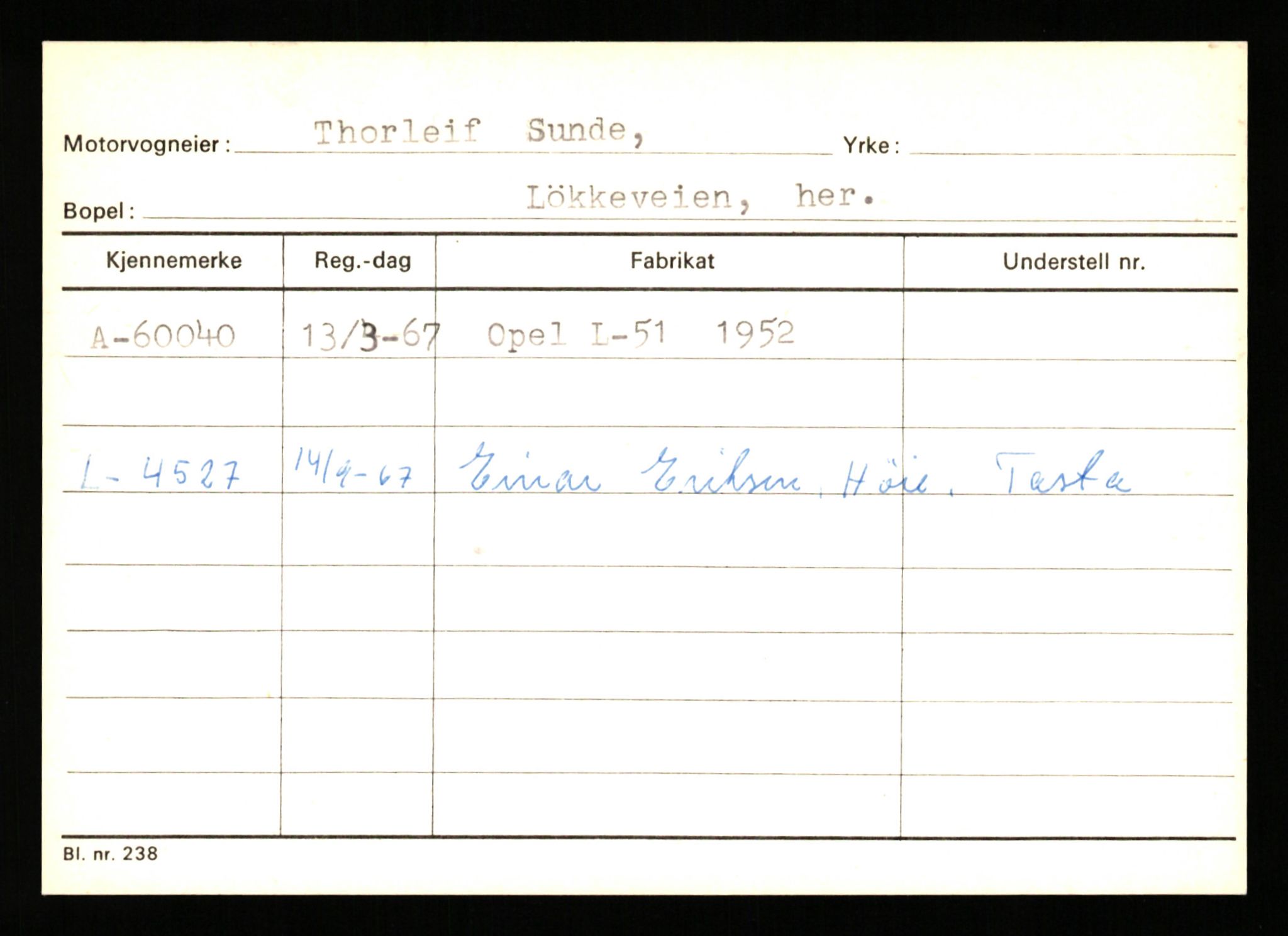 Stavanger trafikkstasjon, AV/SAST-A-101942/0/G/L0007: Registreringsnummer: 49019 - 67460, 1930-1971, p. 2321