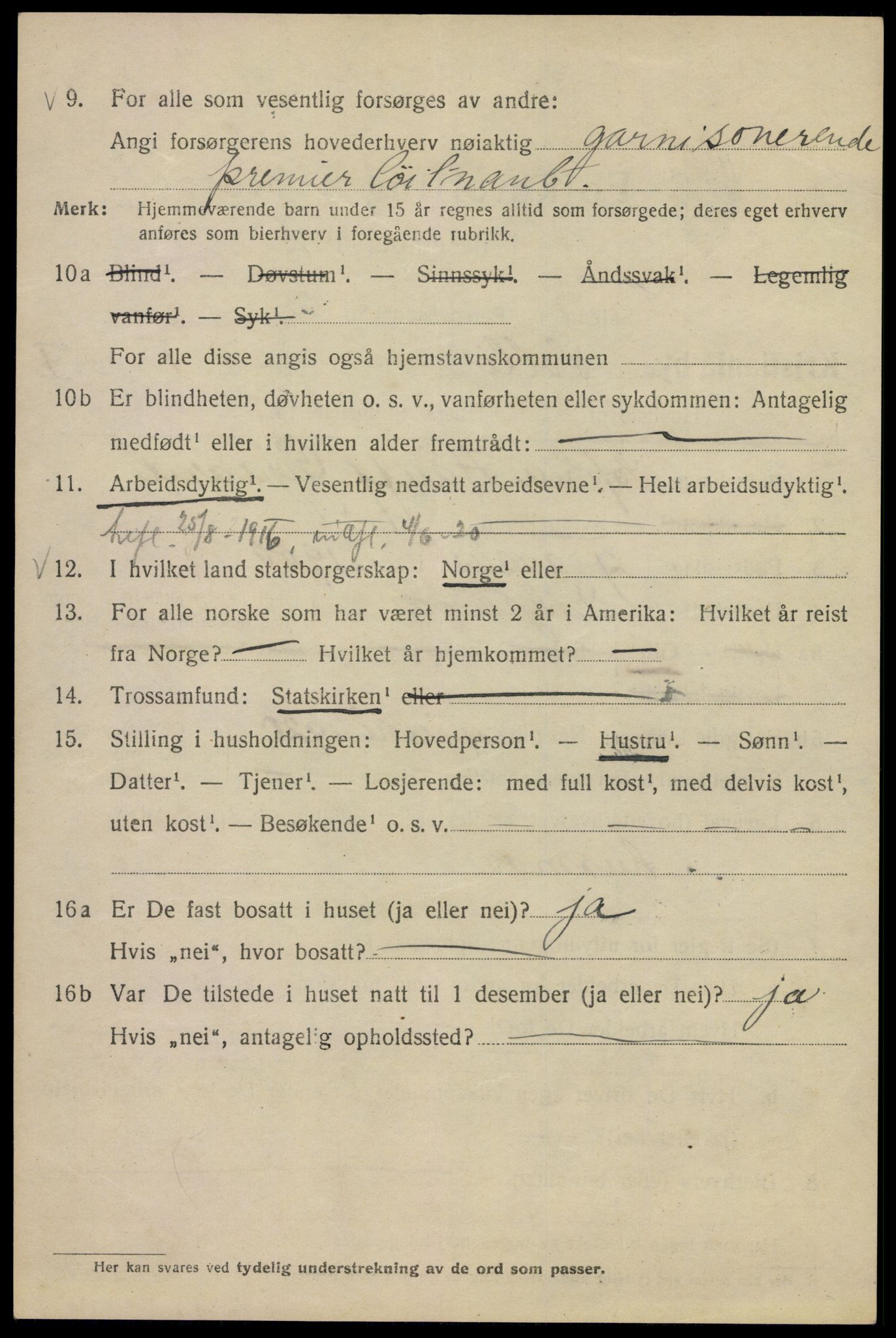 SAO, 1920 census for Kristiania, 1920, p. 527786