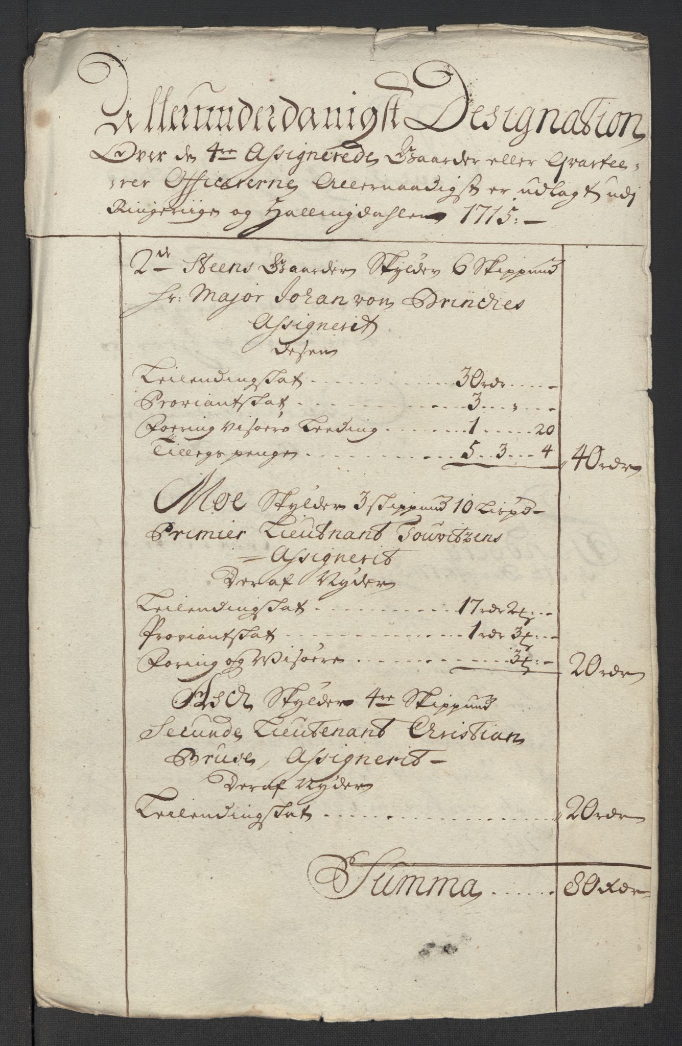 Rentekammeret inntil 1814, Reviderte regnskaper, Fogderegnskap, RA/EA-4092/R23/L1473: Fogderegnskap Ringerike og Hallingdal, 1715, p. 237