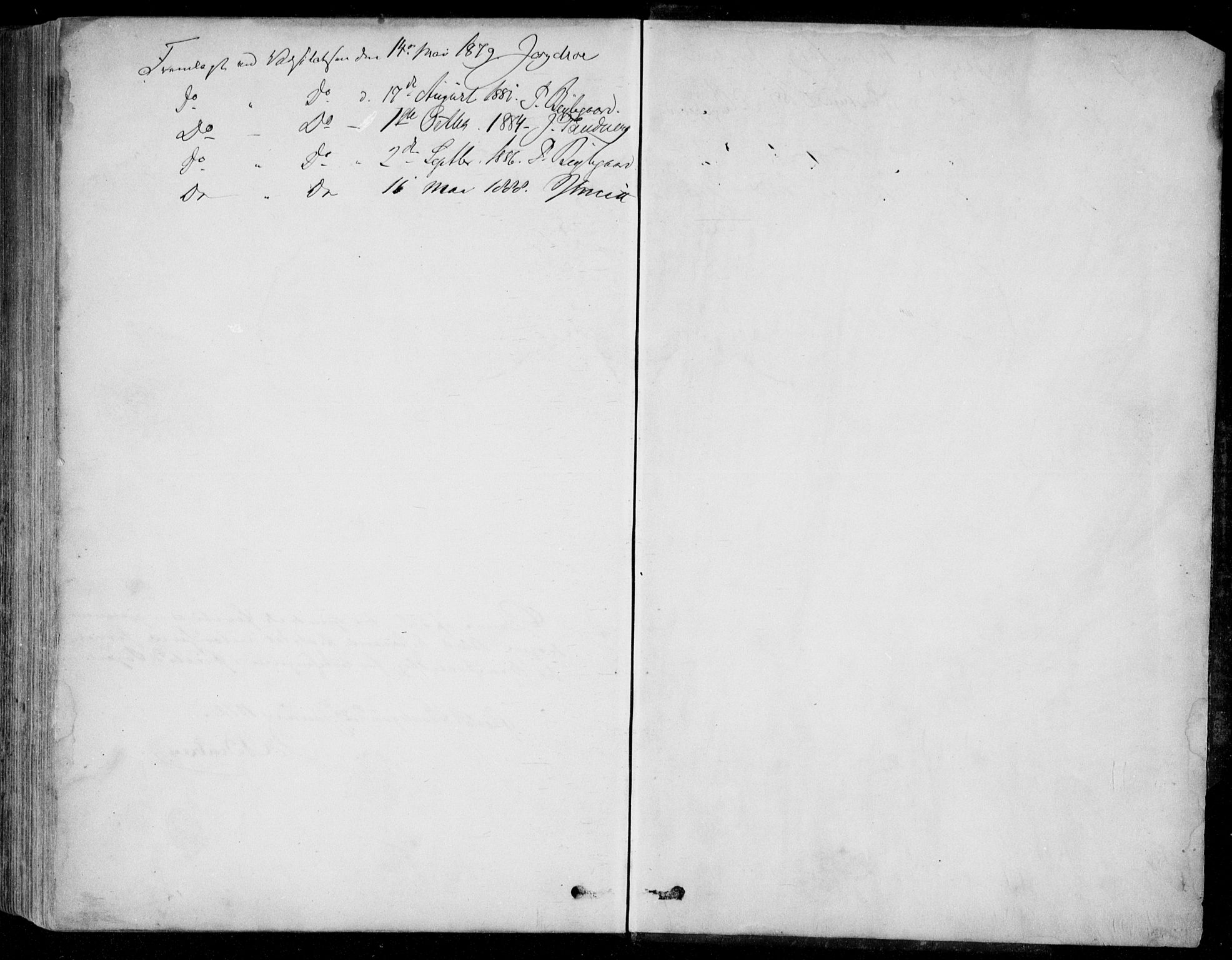 Øyestad sokneprestkontor, AV/SAK-1111-0049/F/Fb/L0008: Parish register (copy) no. B 8, 1872-1886