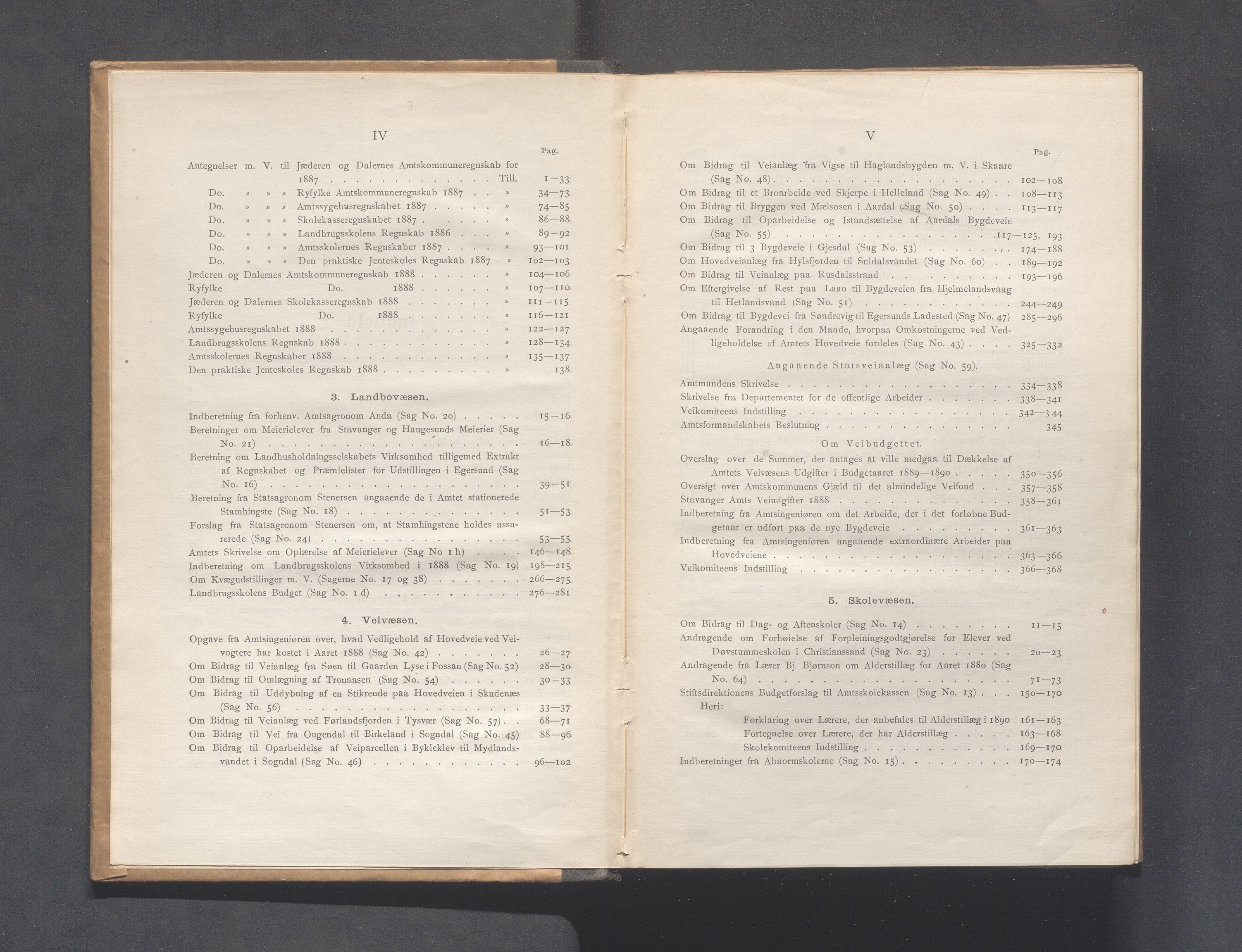 Rogaland fylkeskommune - Fylkesrådmannen , IKAR/A-900/A, 1889, p. 4