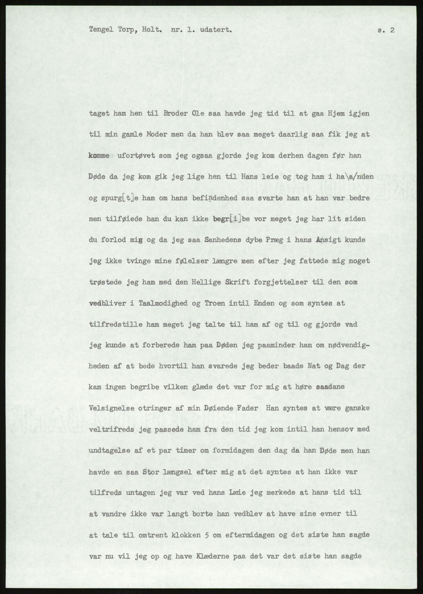 Samlinger til kildeutgivelse, Amerikabrevene, AV/RA-EA-4057/F/L0027: Innlån fra Aust-Agder: Dannevig - Valsgård, 1838-1914, p. 555