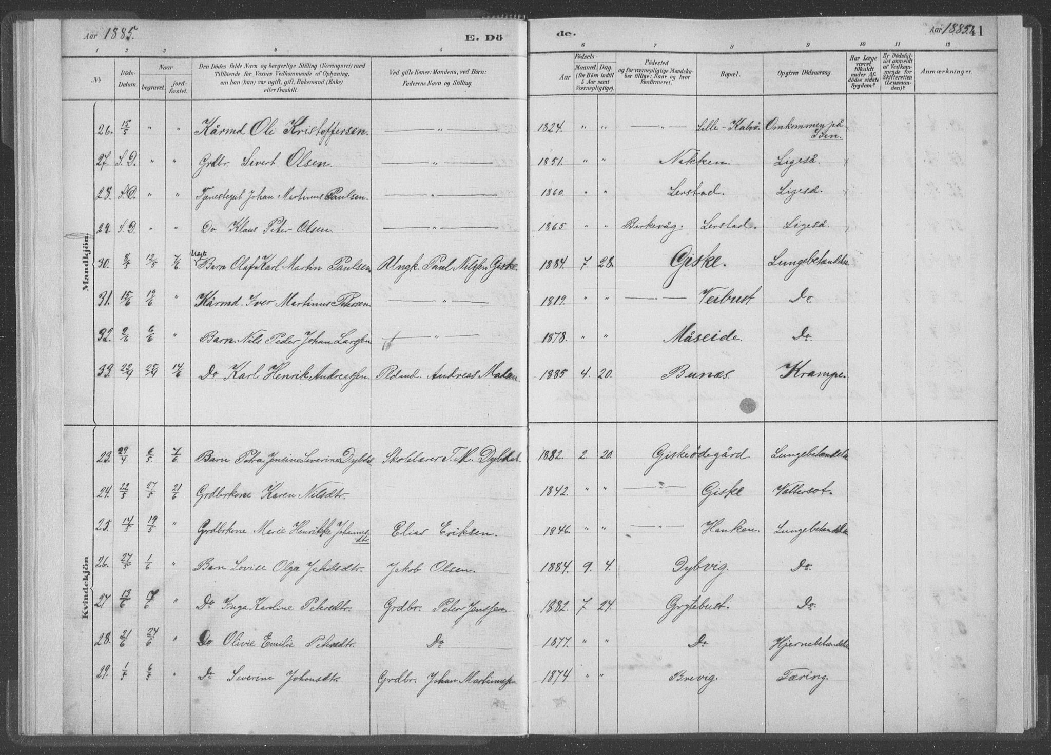 Ministerialprotokoller, klokkerbøker og fødselsregistre - Møre og Romsdal, AV/SAT-A-1454/528/L0403: Parish register (official) no. 528A13I, 1880-1947, p. 41