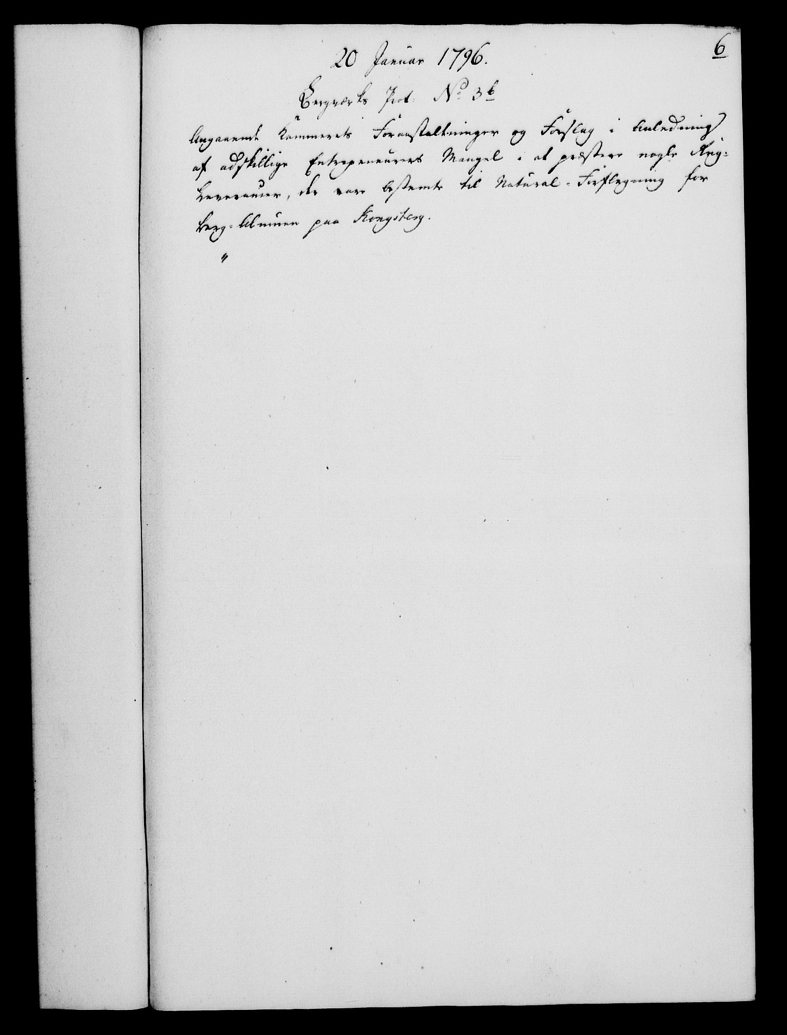 Rentekammeret, Kammerkanselliet, RA/EA-3111/G/Gf/Gfa/L0078: Norsk relasjons- og resolusjonsprotokoll (merket RK 52.78), 1796, p. 45