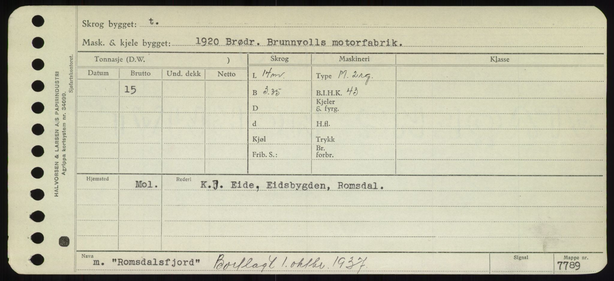 Sjøfartsdirektoratet med forløpere, Skipsmålingen, RA/S-1627/H/Hd/L0031: Fartøy, Rju-Sam, p. 101