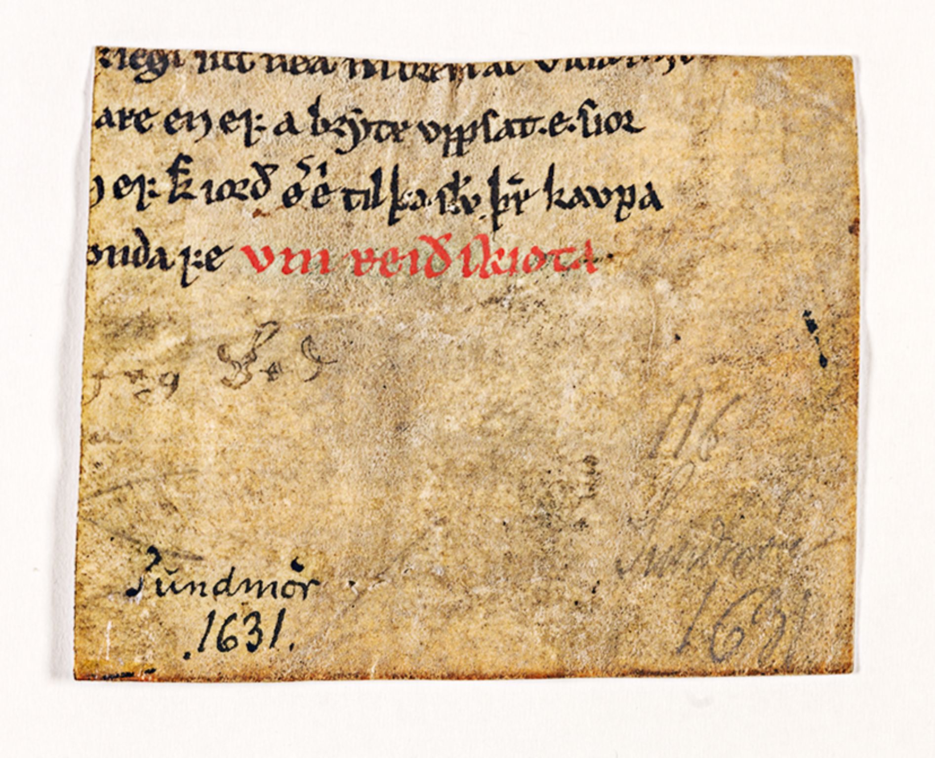 Riksarkivets diplomsamling, AV/RA-EA-5965/F26/L0002: Norrøne membranfragmenter bestand 2-9 (10), 1100-1536, p. 248