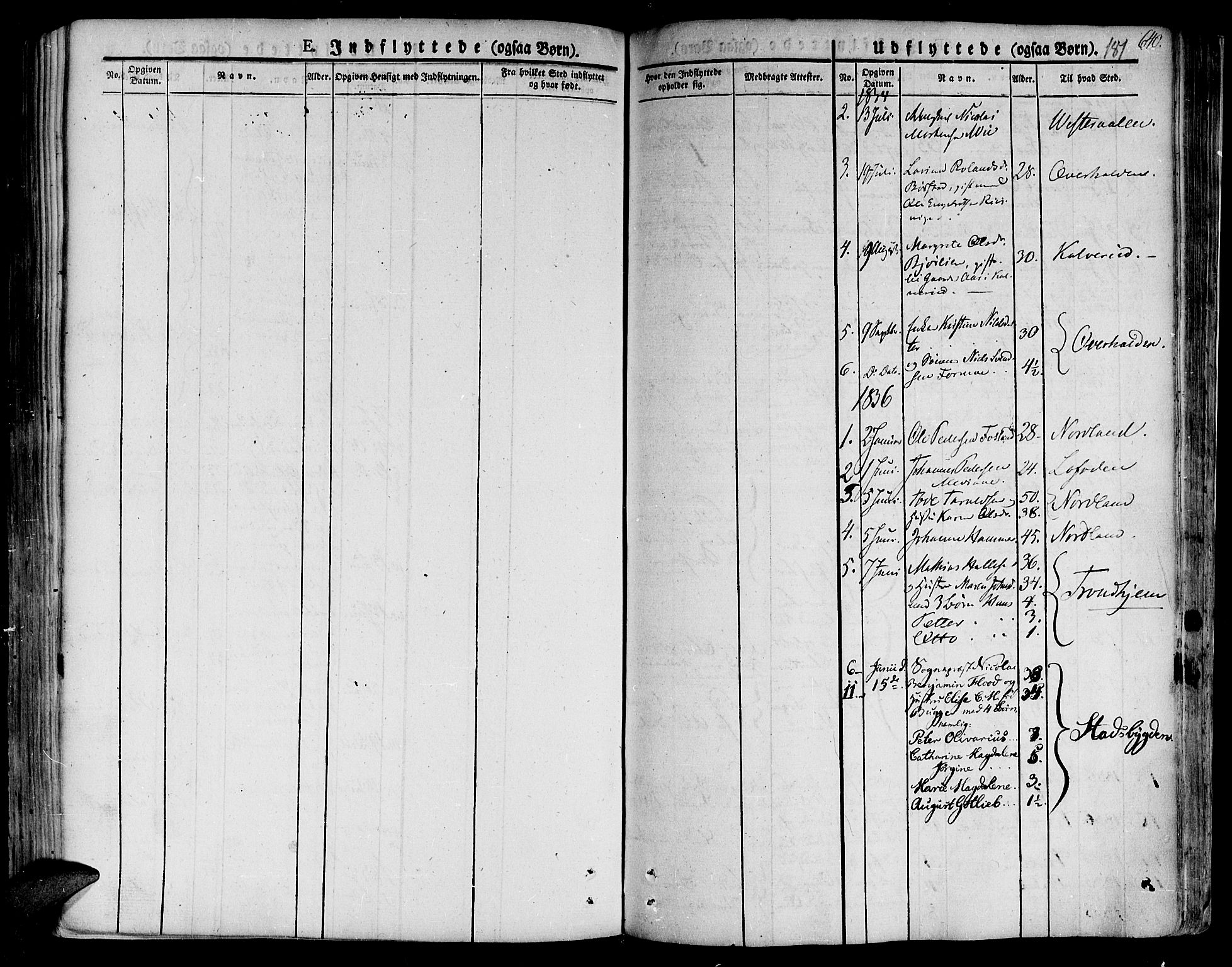 Ministerialprotokoller, klokkerbøker og fødselsregistre - Nord-Trøndelag, SAT/A-1458/758/L0510: Parish register (official) no. 758A01 /1, 1821-1841, p. 181