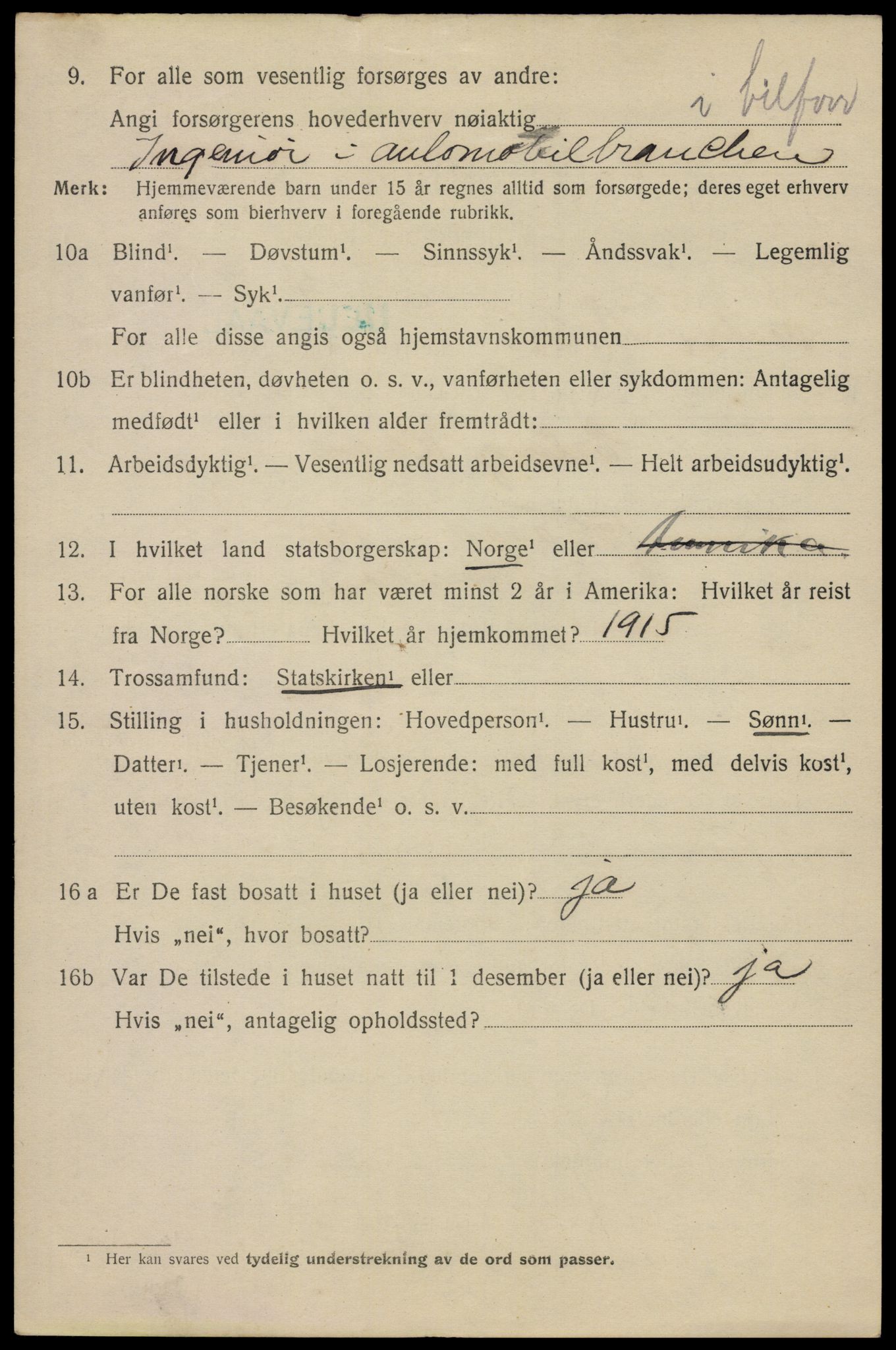 SAO, 1920 census for Aker, 1920, p. 125907