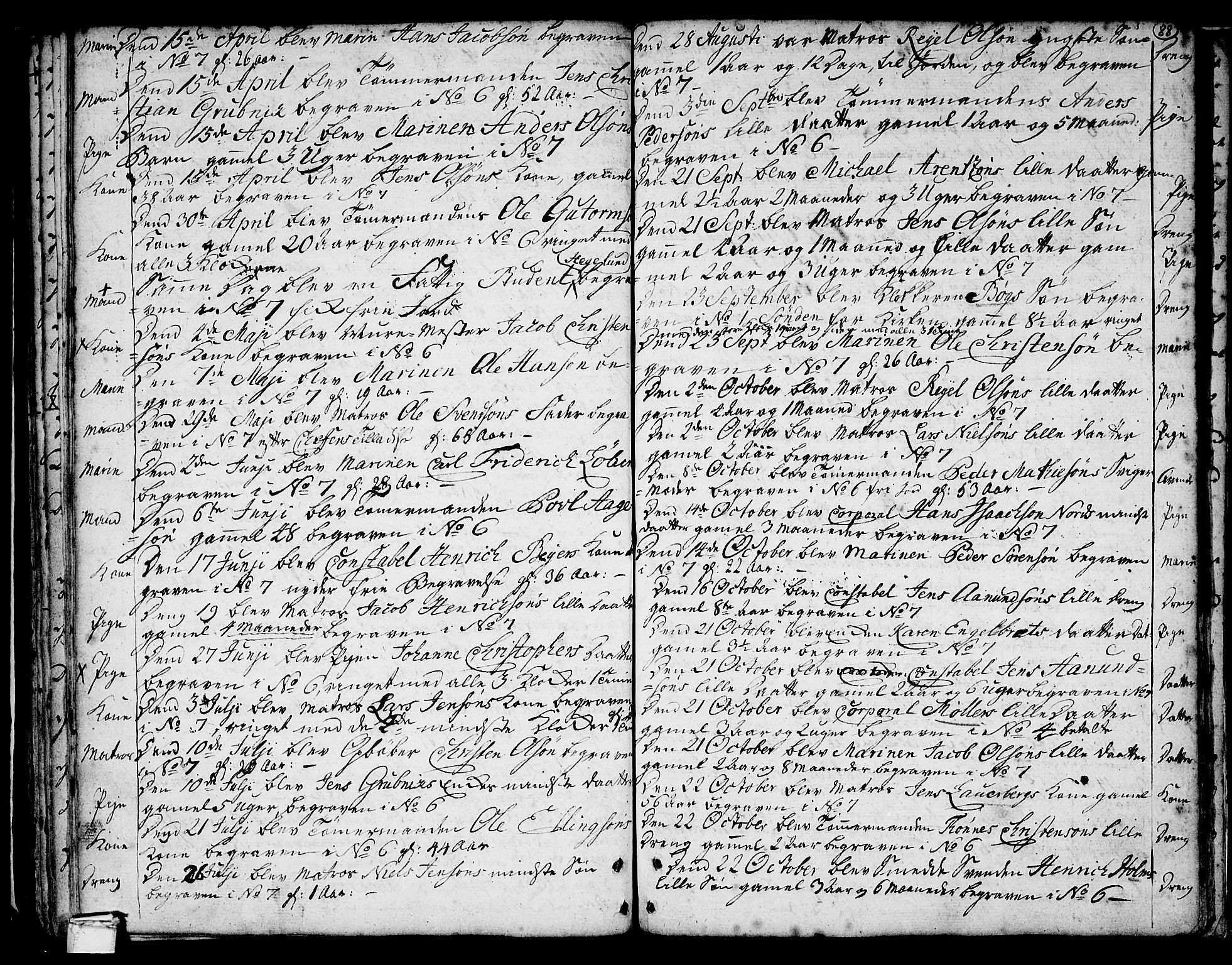 Stavern kirkebøker, AV/SAKO-A-318/F/Fa/L0001: Parish register (official) no. 1, 1756-1782, p. 88