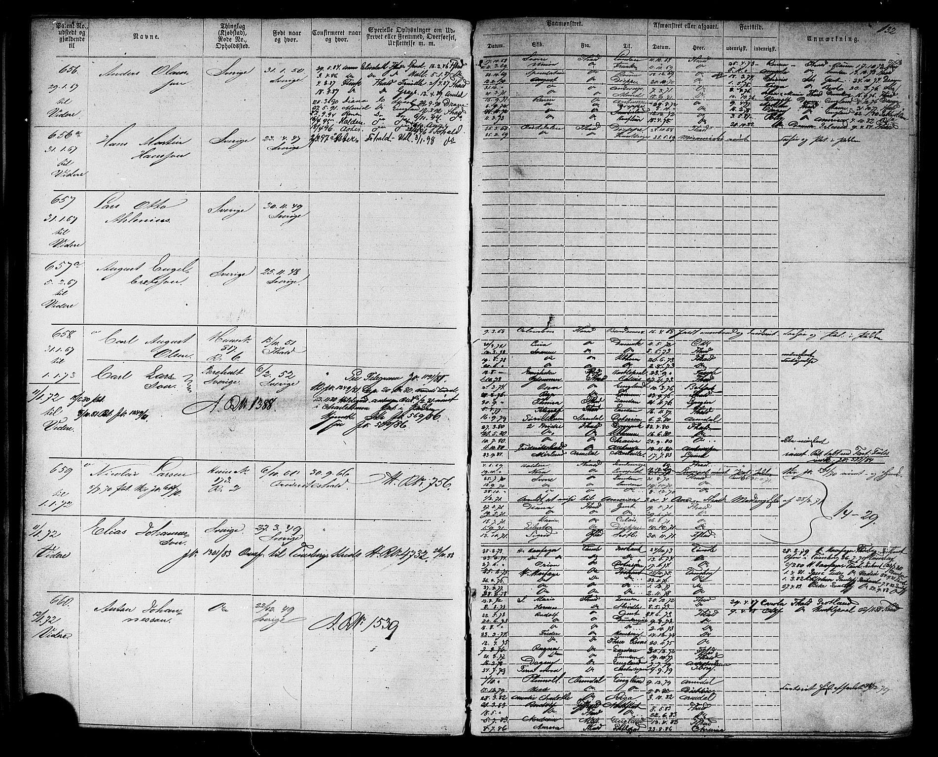 Halden mønstringskontor, AV/SAO-A-10569a/F/Fc/Fca/L0004: Annotasjonsrulle, 1868-1875, p. 136