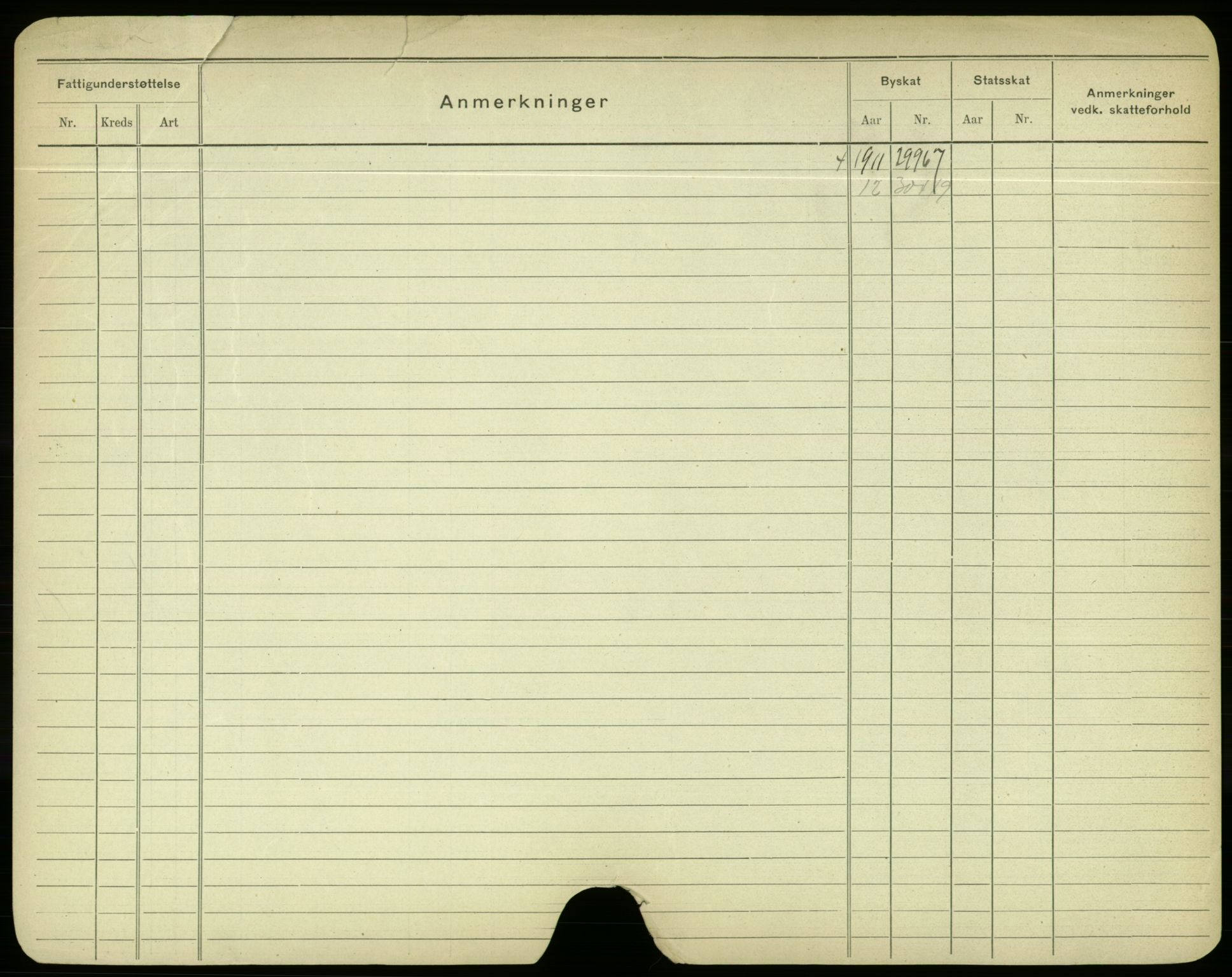 Oslo folkeregister, Registerkort, AV/SAO-A-11715/F/Fa/Fac/L0004: Menn, 1906-1914, p. 876b