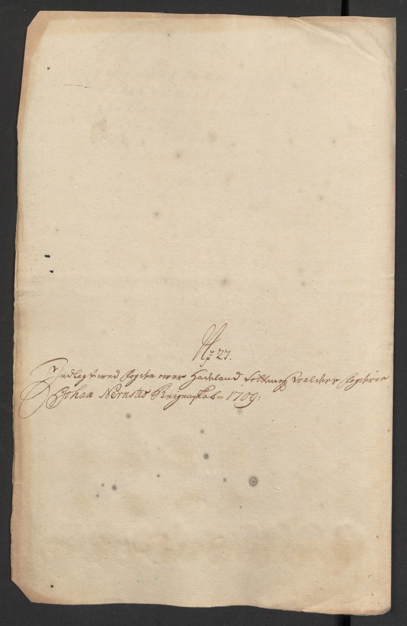 Rentekammeret inntil 1814, Reviderte regnskaper, Fogderegnskap, RA/EA-4092/R18/L1306: Fogderegnskap Hadeland, Toten og Valdres, 1709, p. 398