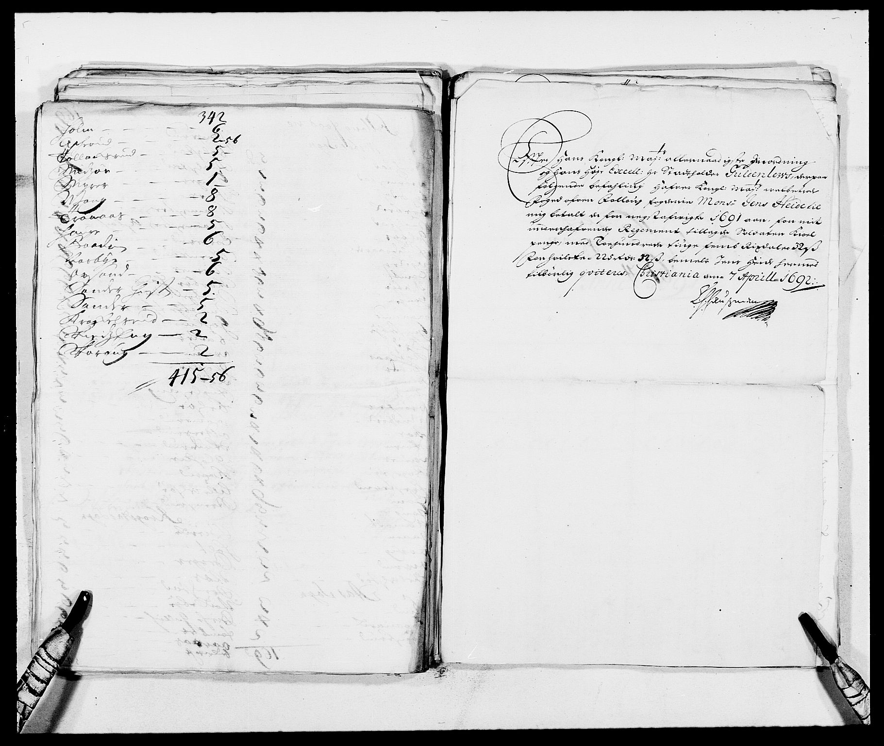 Rentekammeret inntil 1814, Reviderte regnskaper, Fogderegnskap, AV/RA-EA-4092/R09/L0436: Fogderegnskap Follo, 1685-1691, p. 231