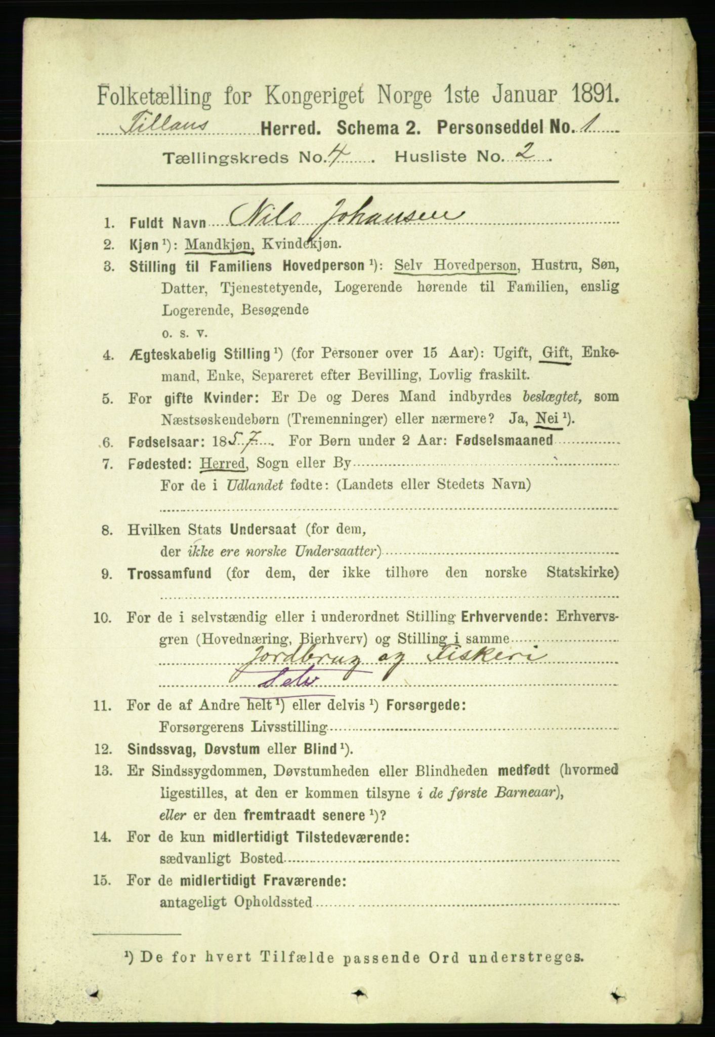 RA, 1891 census for 1616 Fillan, 1891, p. 672