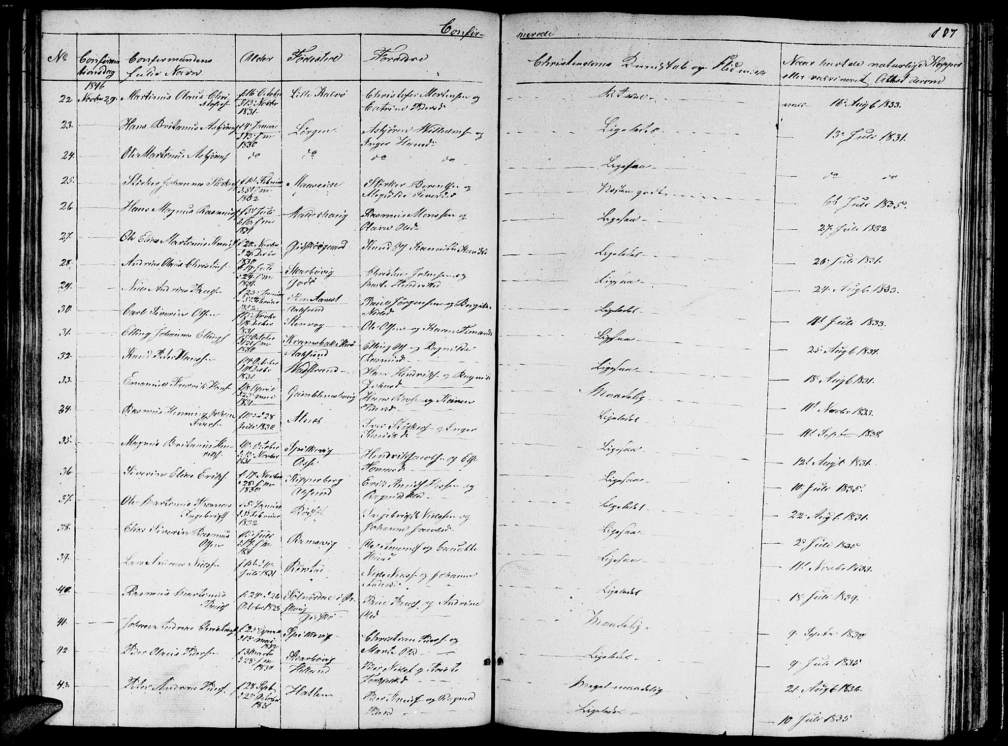 Ministerialprotokoller, klokkerbøker og fødselsregistre - Møre og Romsdal, AV/SAT-A-1454/528/L0426: Parish register (copy) no. 528C07, 1844-1854, p. 107