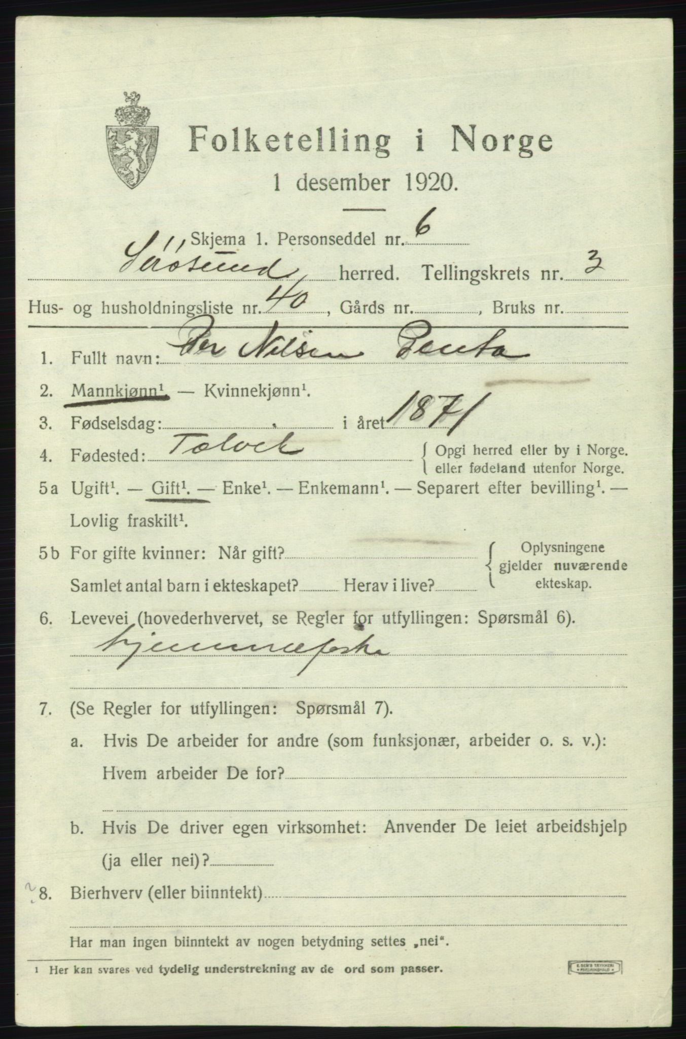 SATØ, 1920 census for Sørøysund rural district, 1920, p. 1752