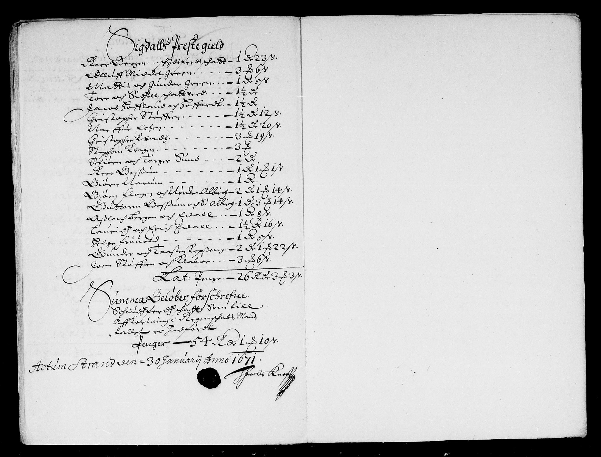 Rentekammeret inntil 1814, Reviderte regnskaper, Stiftamtstueregnskaper, Landkommissariatet på Akershus og Akershus stiftamt, AV/RA-EA-5869/R/Rb/L0068: Akershus stiftamt, 1670