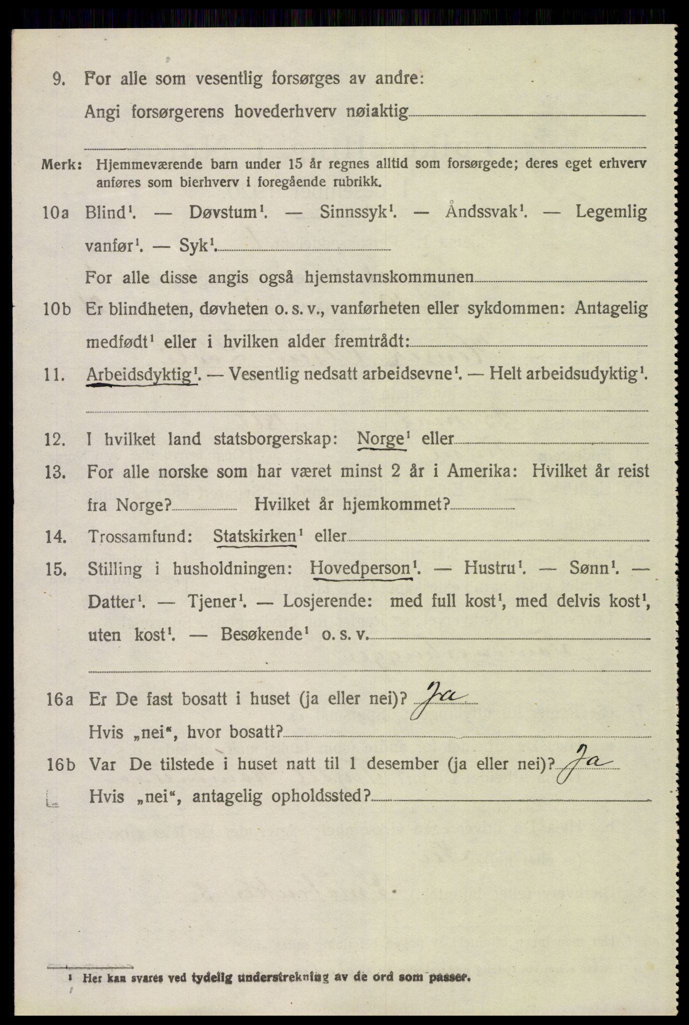SAH, 1920 census for Trysil, 1920, p. 2776