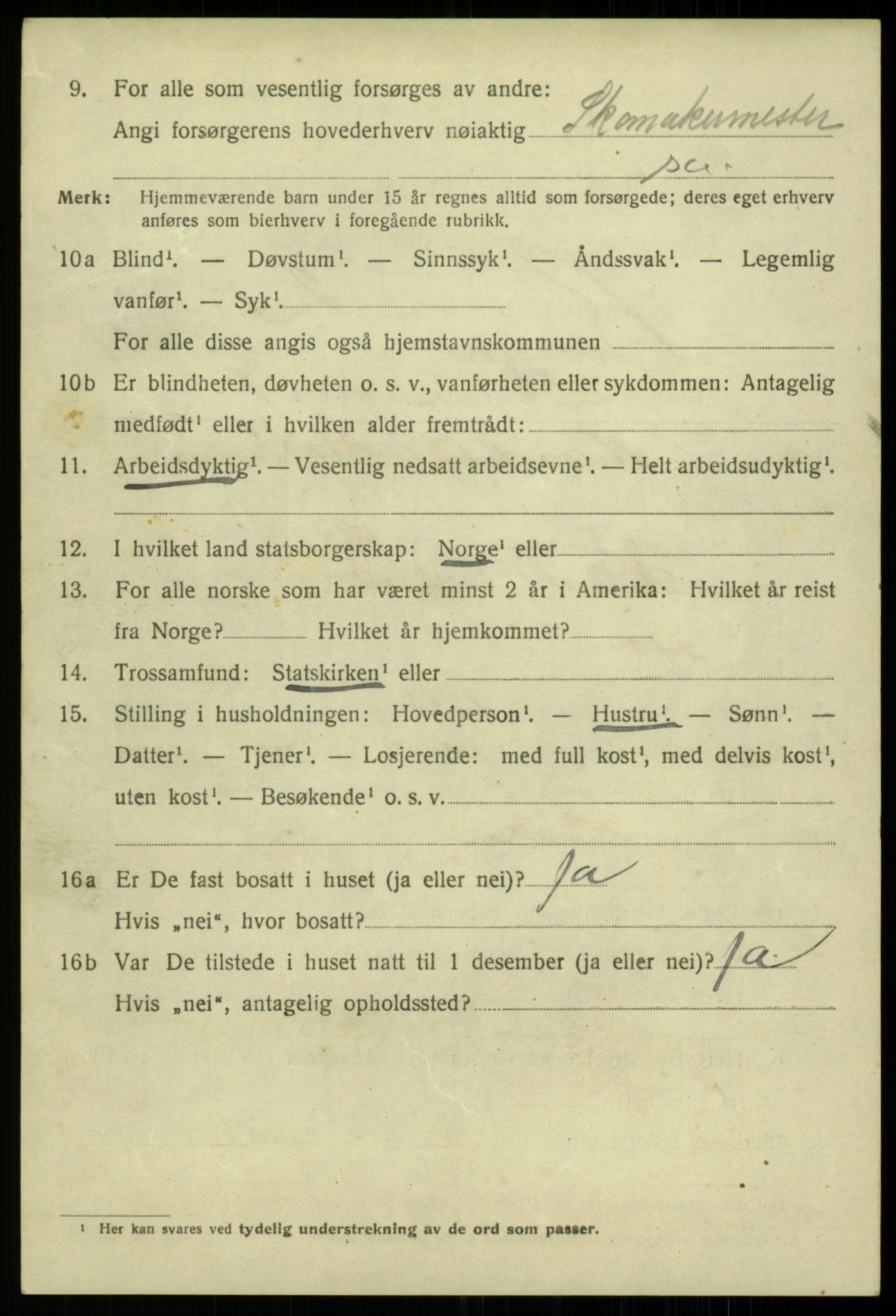 SAB, 1920 census for Bergen, 1920, p. 68377