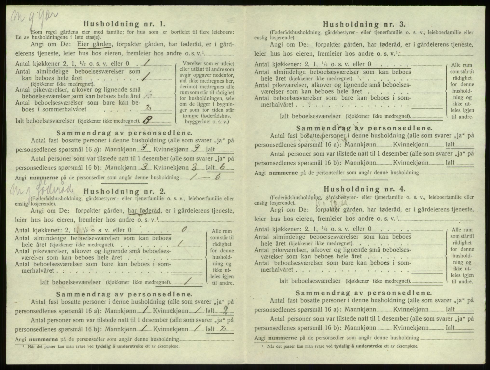 SAB, 1920 census for Nord-Vågsøy, 1920, p. 102