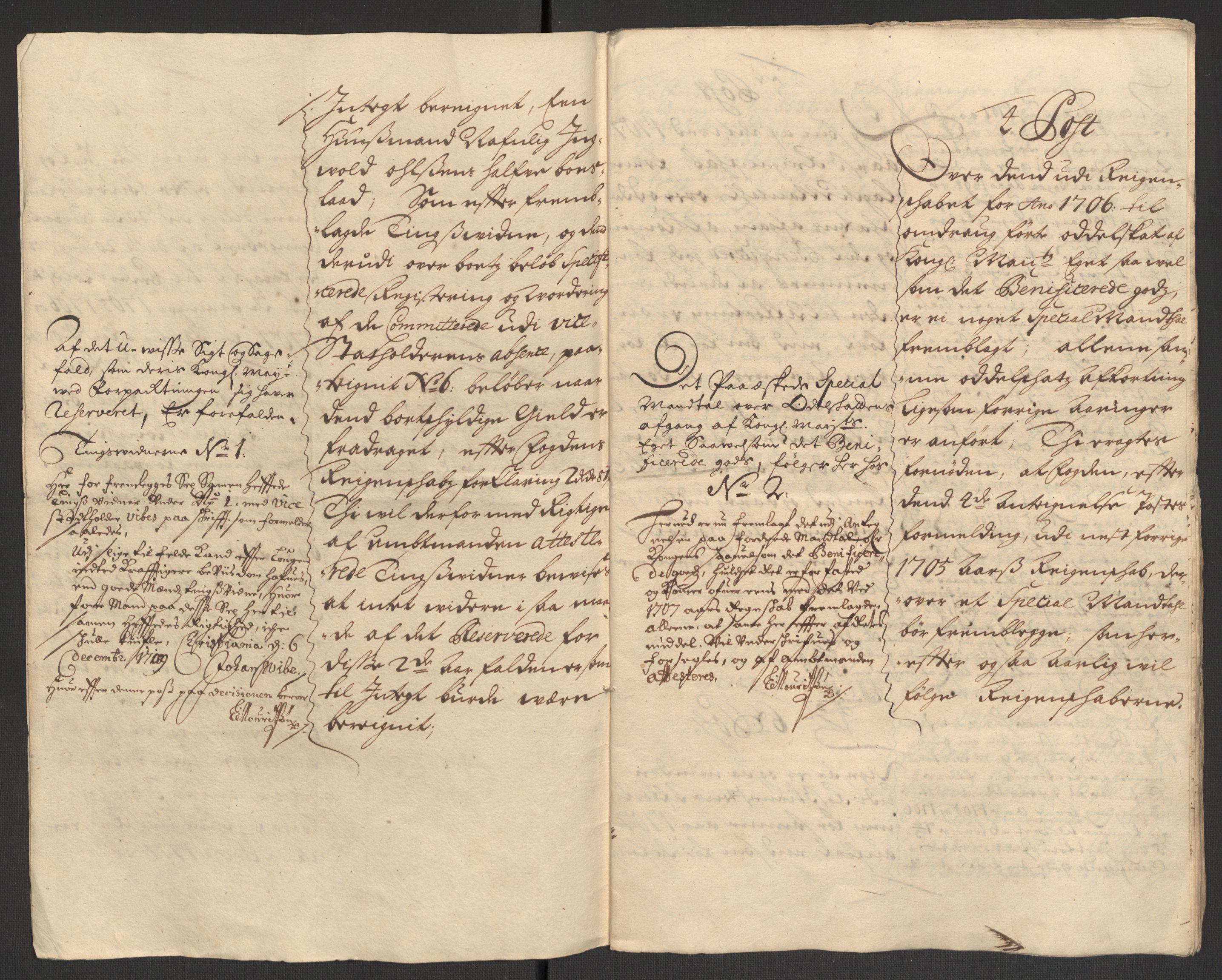 Rentekammeret inntil 1814, Reviderte regnskaper, Fogderegnskap, RA/EA-4092/R16/L1043: Fogderegnskap Hedmark, 1706-1707, p. 476