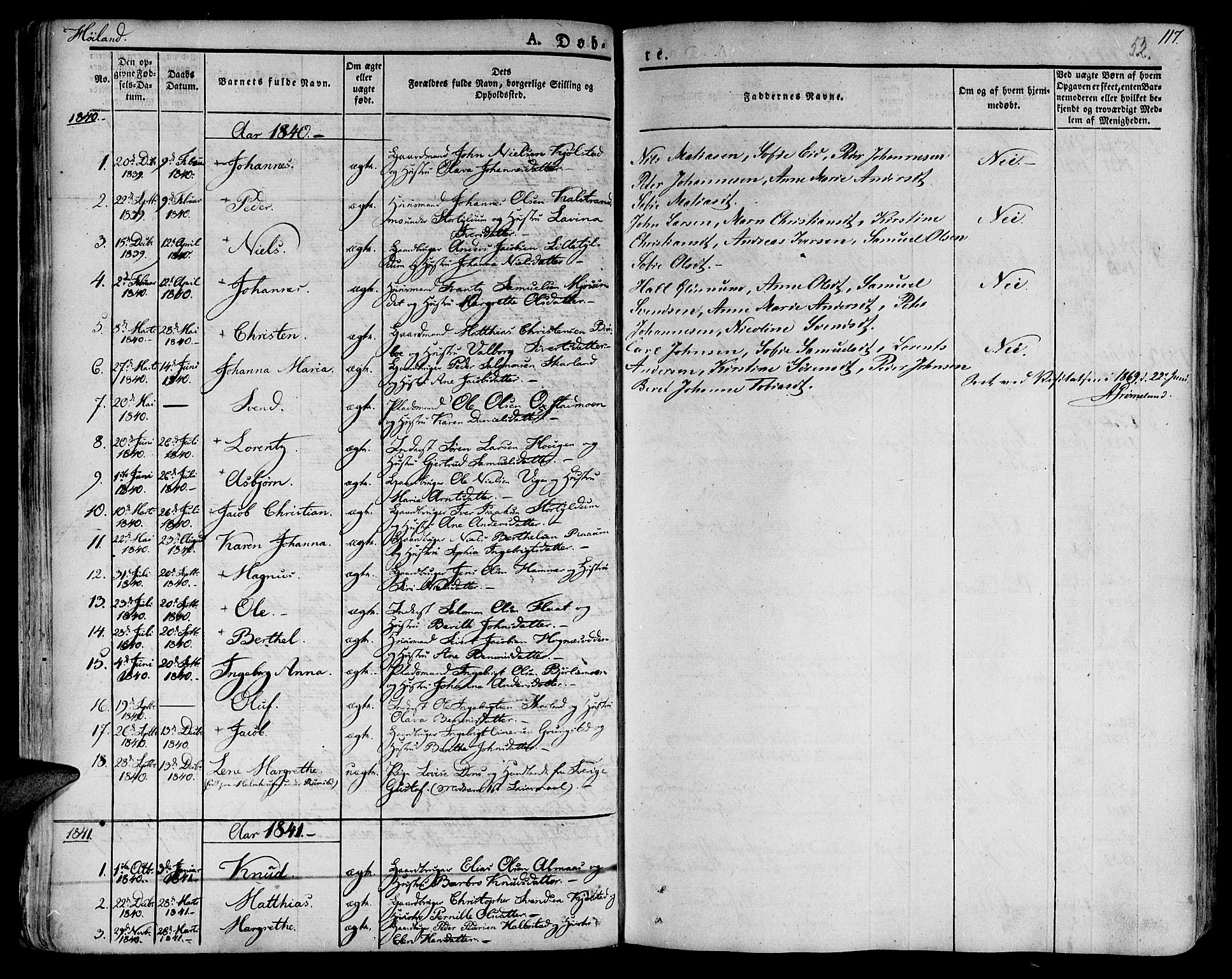 Ministerialprotokoller, klokkerbøker og fødselsregistre - Nord-Trøndelag, AV/SAT-A-1458/758/L0510: Parish register (official) no. 758A01 /2, 1821-1841, p. 52