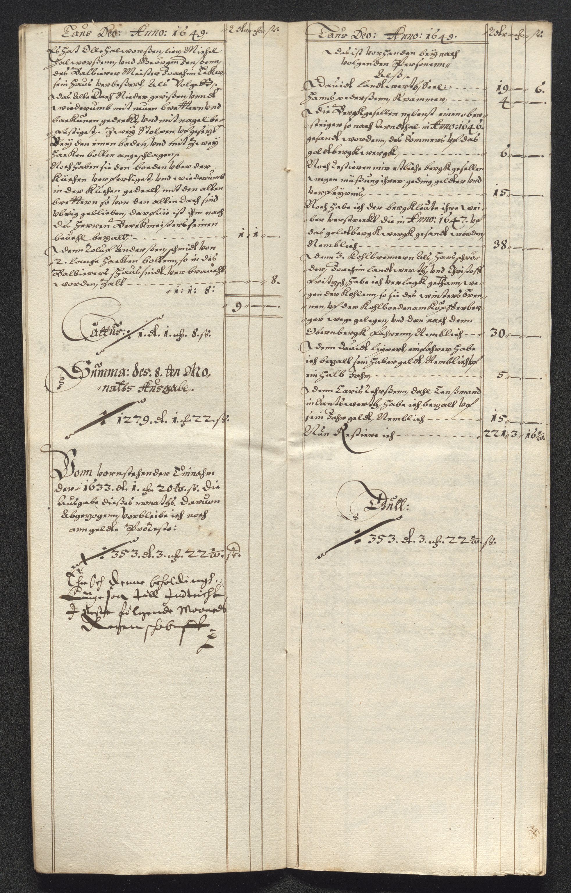Kongsberg Sølvverk 1623-1816, SAKO/EA-3135/001/D/Dc/Dcd/L0023: Utgiftsregnskap for gruver m.m., 1649, p. 506