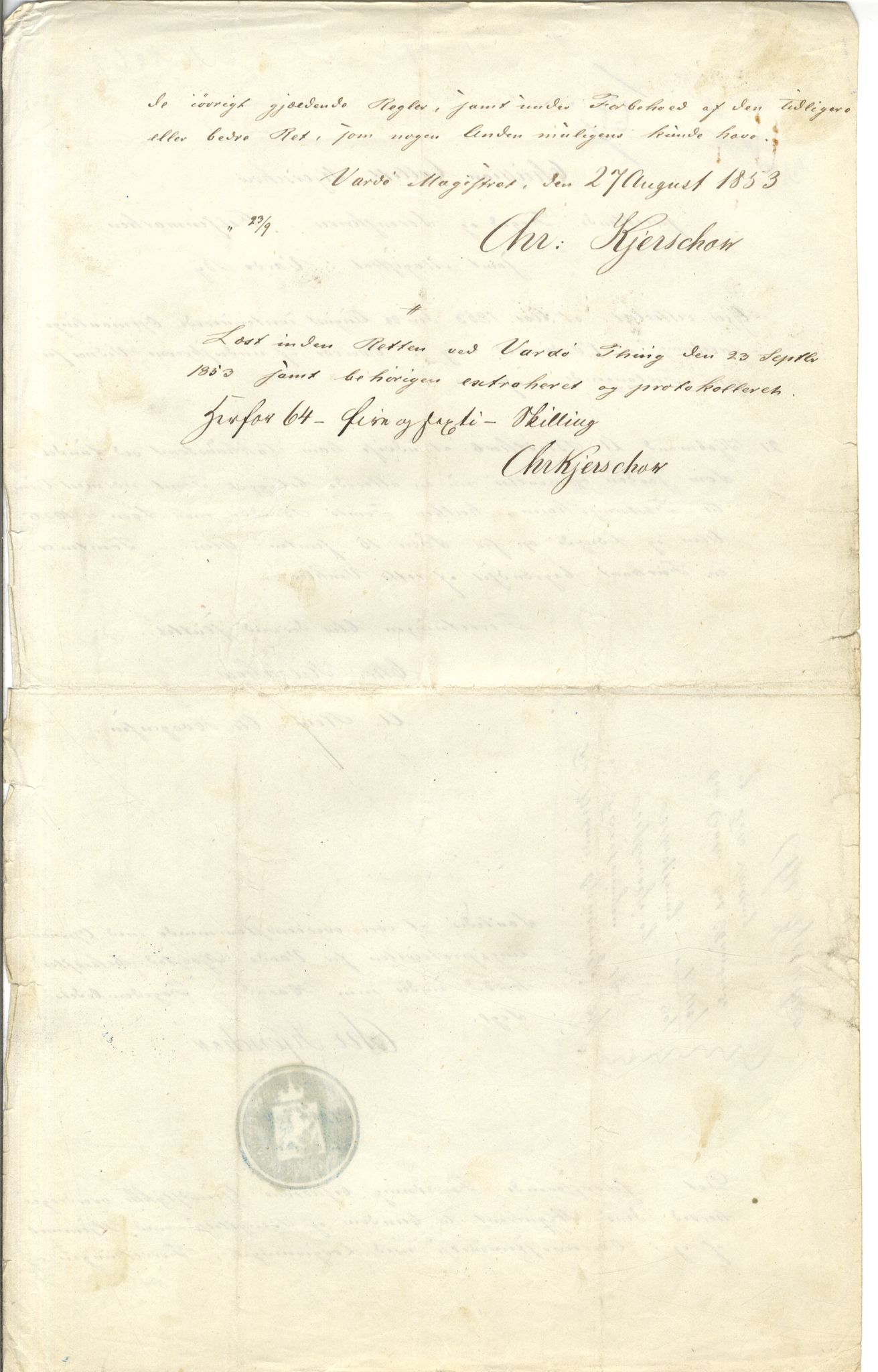 Brodtkorb handel A/S, VAMU/A-0001/Q/Qb/L0001: Skjøter og grunnbrev i Vardø by, 1822-1943, p. 298