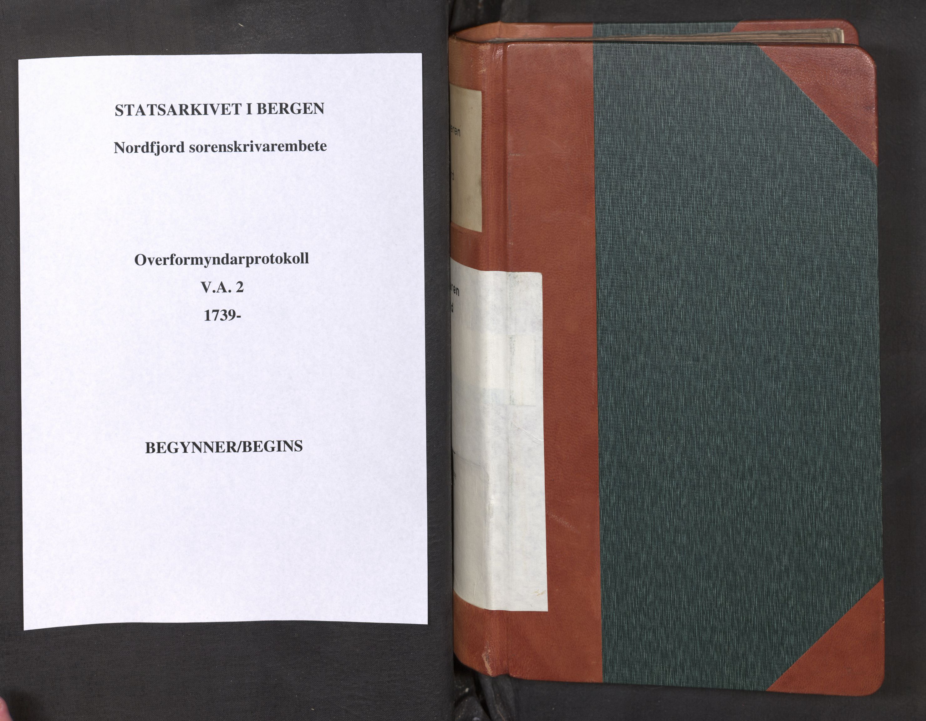 Nordfjord sorenskriveri, SAB/A-2801/1/05/05a/L0002: Overformyndarprotokollar, 1736-1744