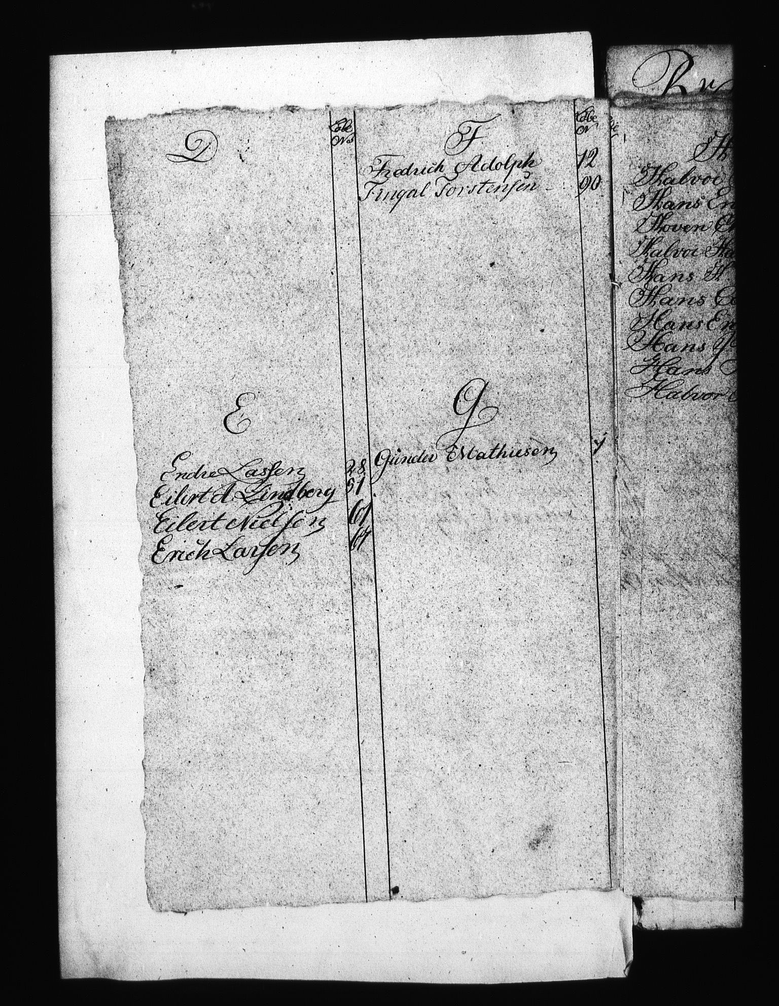 Sjøetaten, RA/EA-3110/F/L0156: Bragernes distrikt, bind 1, 1809