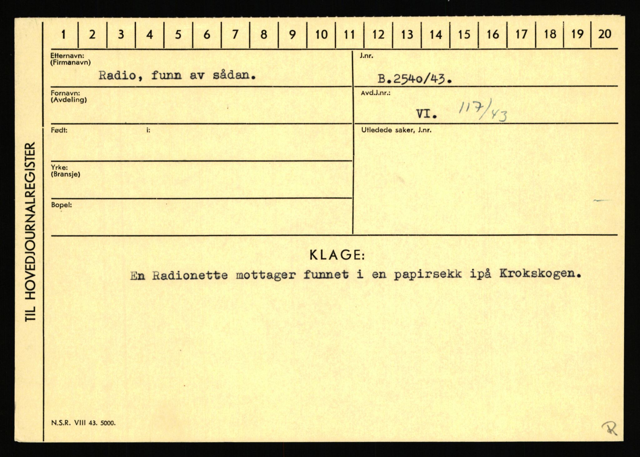 Statspolitiet - Hovedkontoret / Osloavdelingen, AV/RA-S-1329/C/Ca/L0013: Raa - Servold, 1943-1945, p. 100