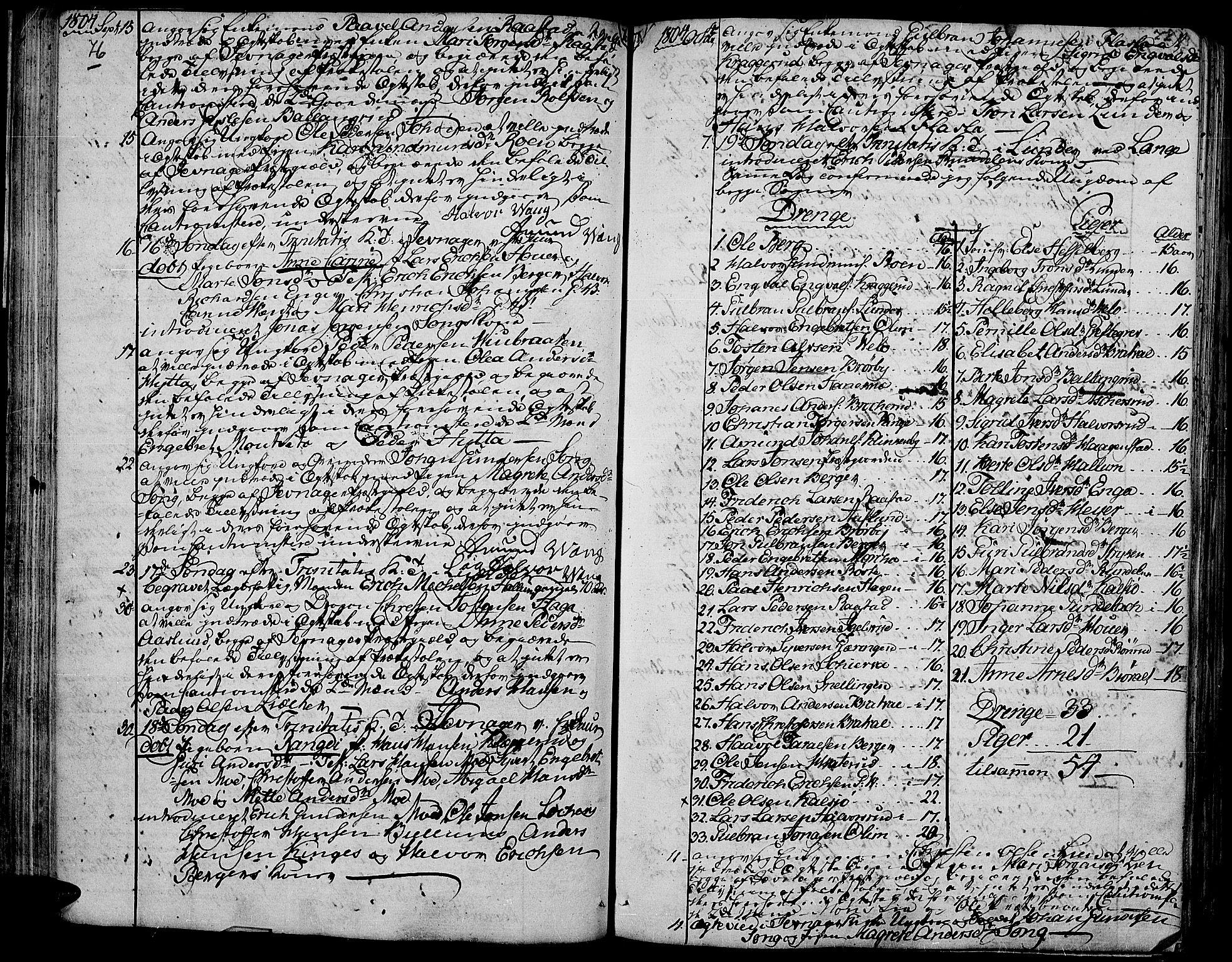 Jevnaker prestekontor, AV/SAH-PREST-116/H/Ha/Haa/L0004: Parish register (official) no. 4, 1800-1861, p. 76-77