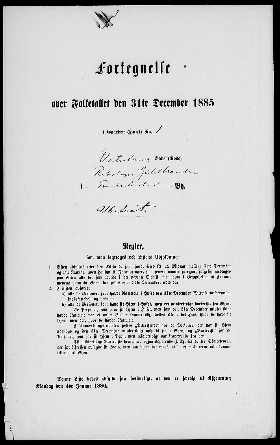 RA, 1885 census for 0103 Fredrikstad, 1885, p. 2218