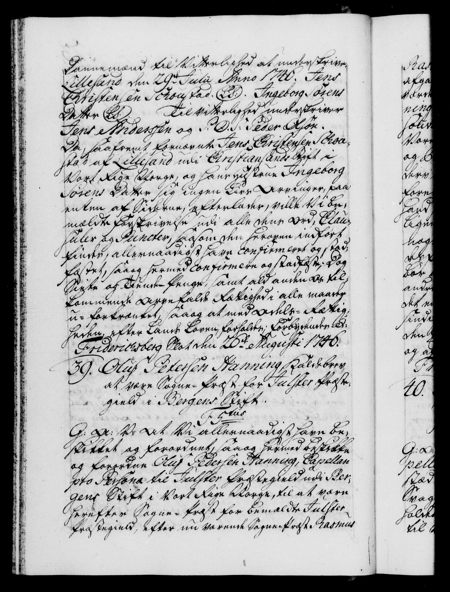 Danske Kanselli 1572-1799, AV/RA-EA-3023/F/Fc/Fca/Fcaa/L0035: Norske registre, 1746-1748, p. 23b