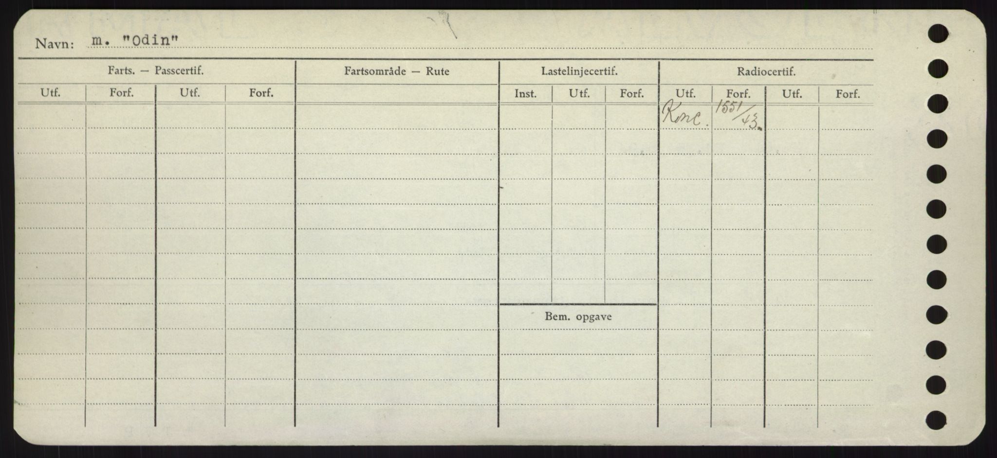 Sjøfartsdirektoratet med forløpere, Skipsmålingen, RA/S-1627/H/Hd/L0028: Fartøy, O, p. 142