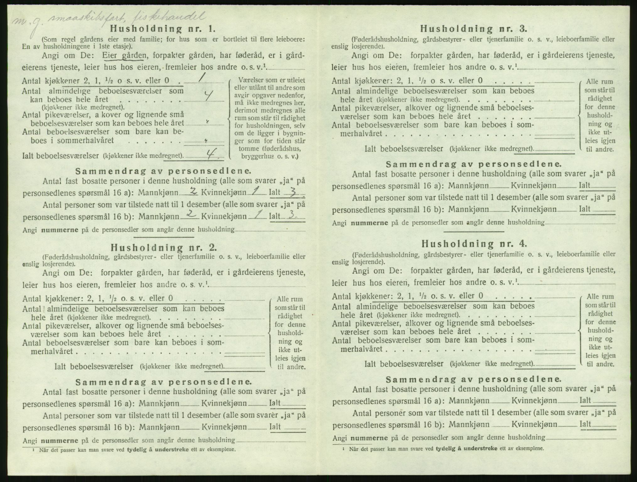 SAT, 1920 census for Edøy, 1920, p. 193