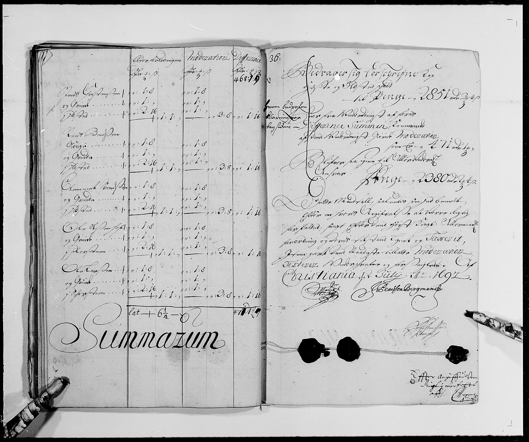 Rentekammeret inntil 1814, Reviderte regnskaper, Byregnskaper, AV/RA-EA-4066/R/Re/L0060: [E5] Kontribusjonsregnskap (med Bragernes), 1685-1693, p. 430